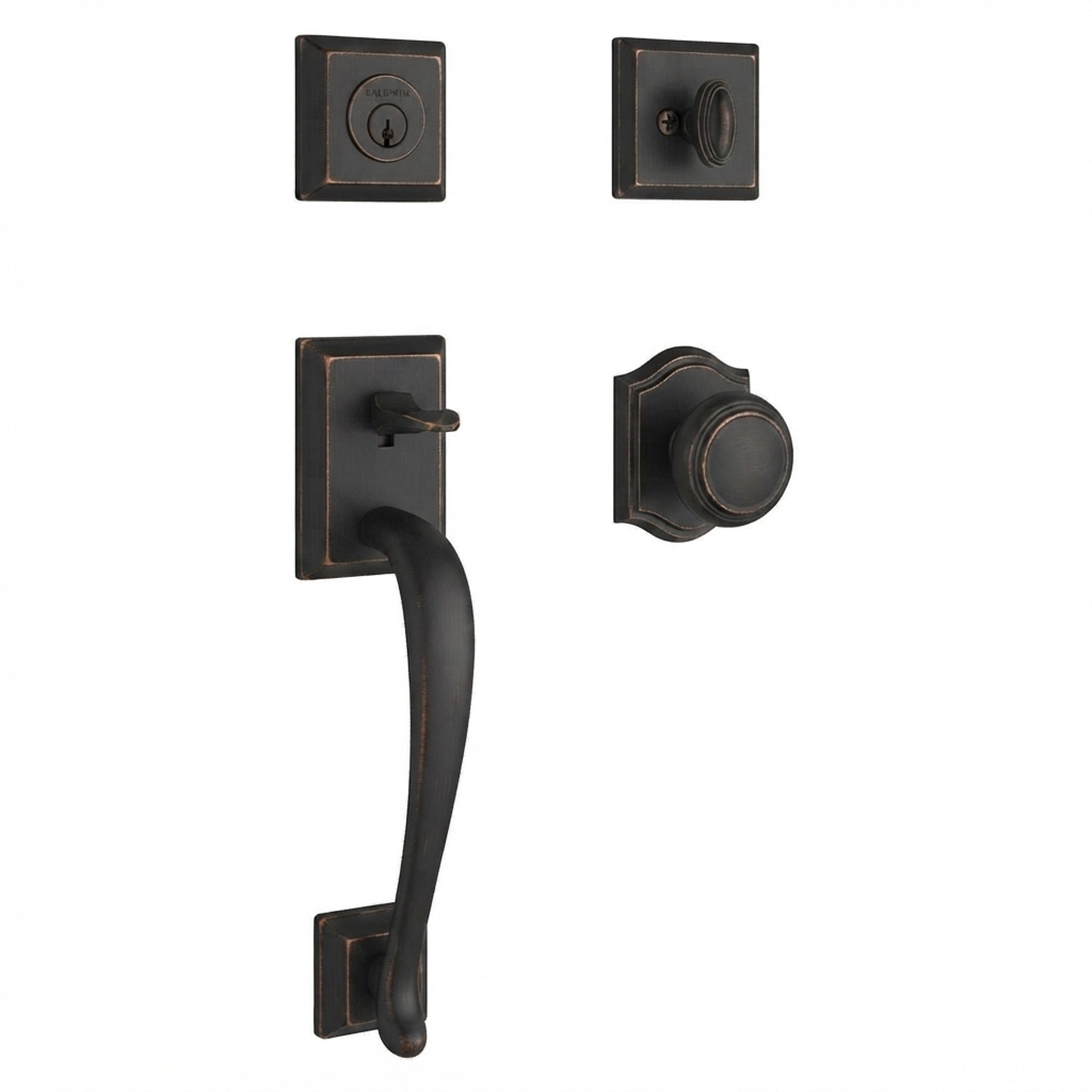 Baldwin Reserve Napa Single Cylinder Handleset With Traditional Knob