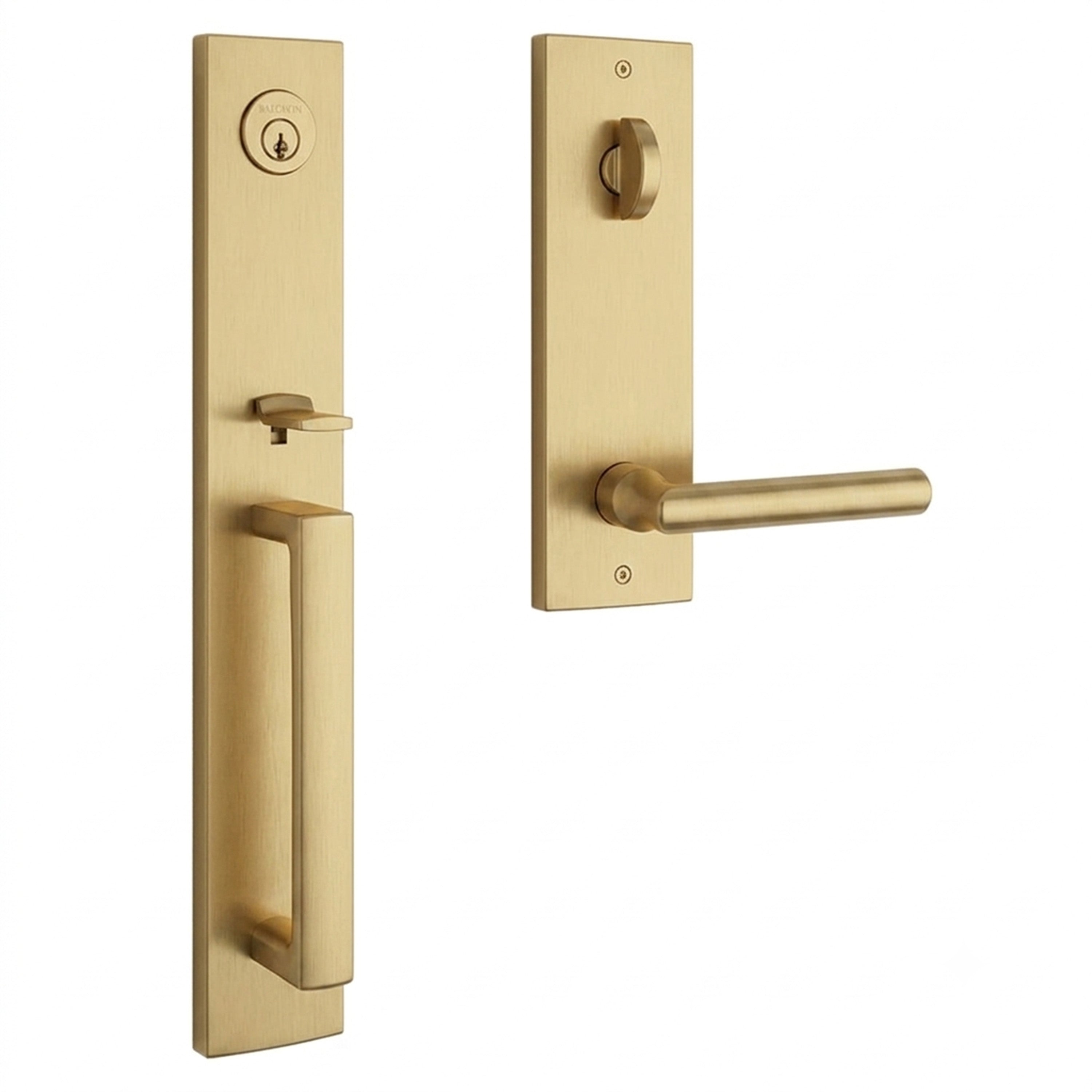 Baldwin Reserve Santa Cruz Handleset With Tube Lever