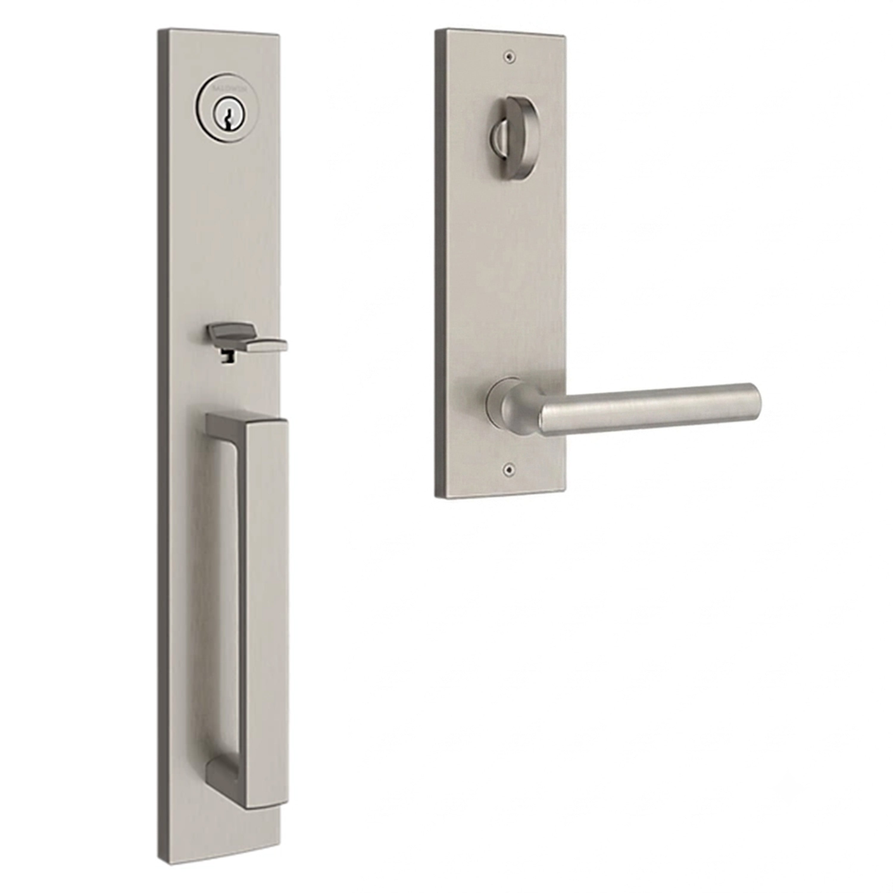 Baldwin Reserve Santa Cruz Handleset With Tube Lever