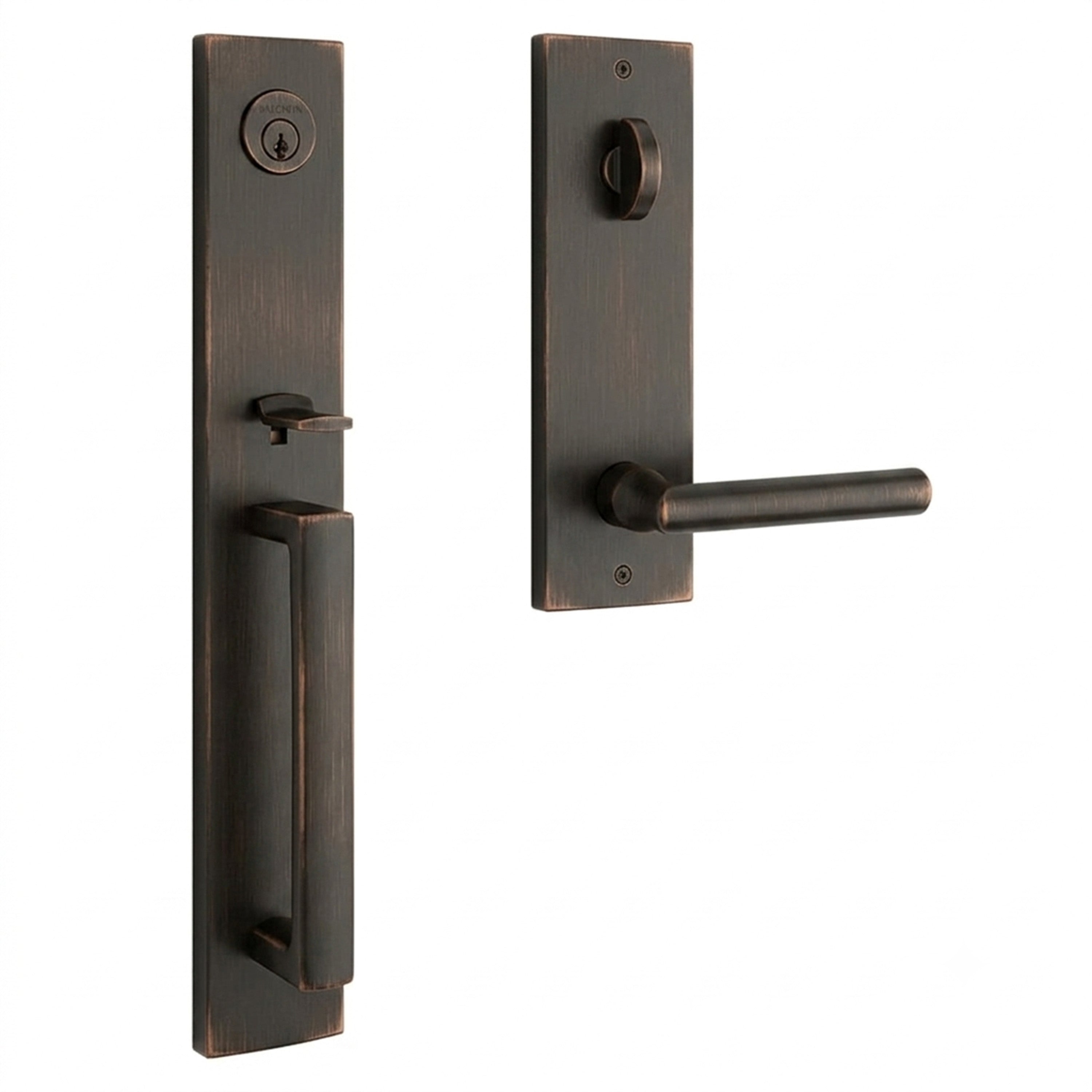 Baldwin Reserve Santa Cruz Handleset With Tube Lever