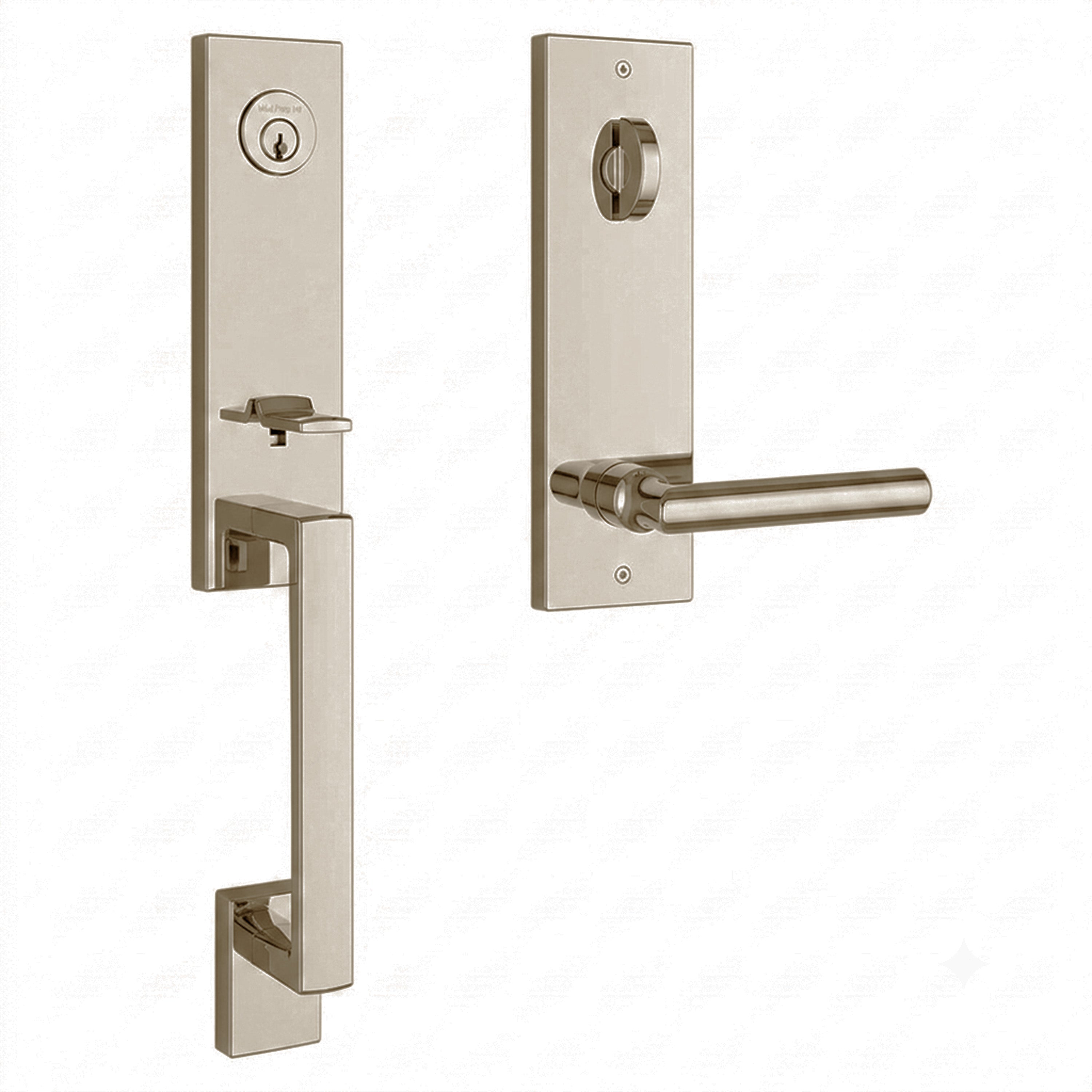 Baldwin Reserve Seattle Handleset With Tube Lever