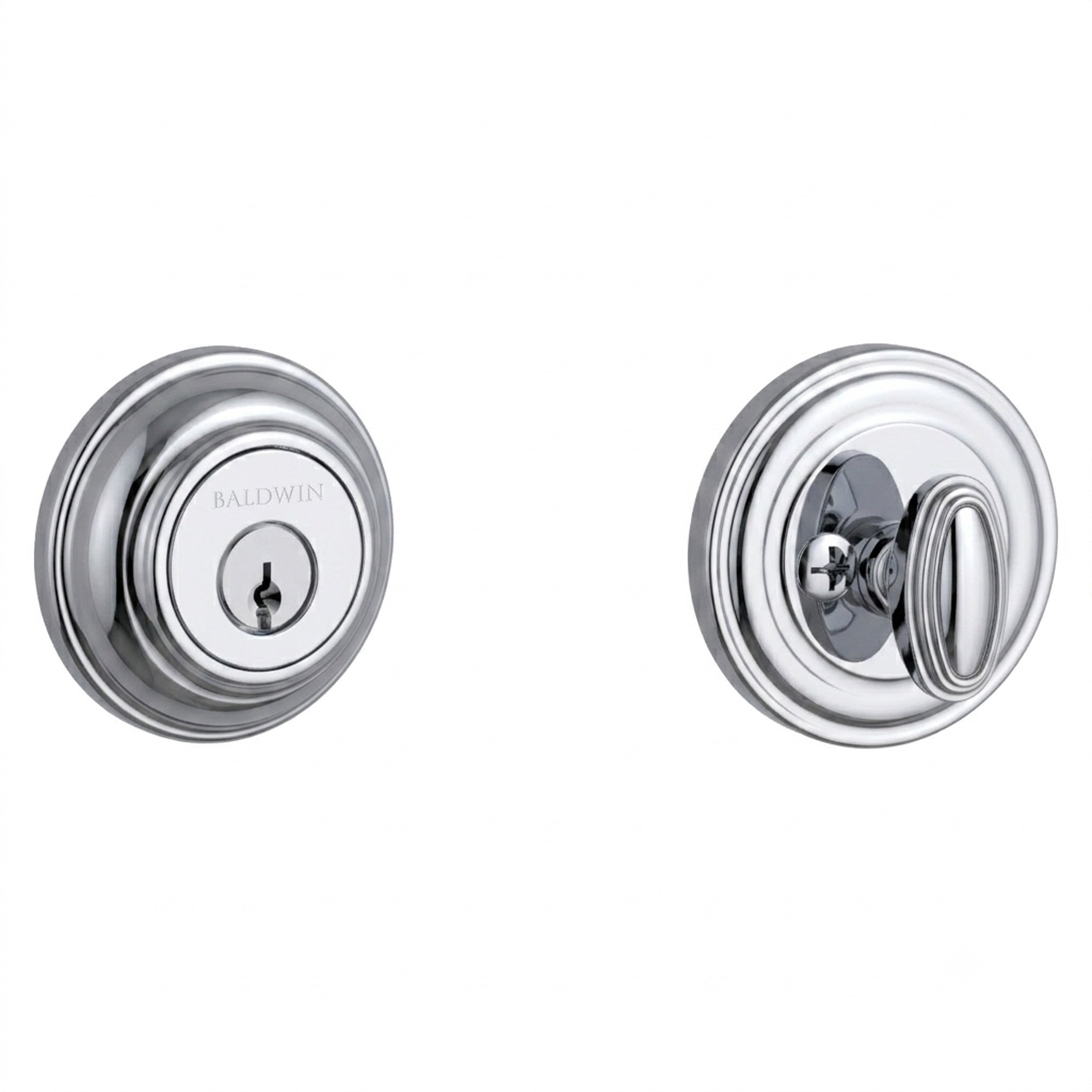 Baldwin Reserve Traditional Round Single Cylinder Deadbolt
