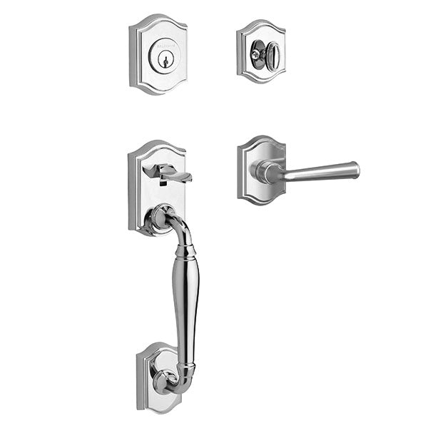 Baldwin Reserve Westcliff Single Cylinder Handleset With Federal Lever
