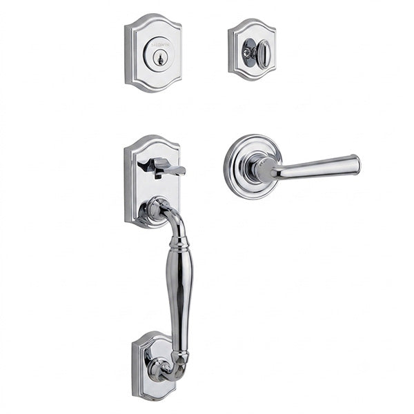 Baldwin Reserve Westcliff Single Cylinder Handleset With Federal Lever