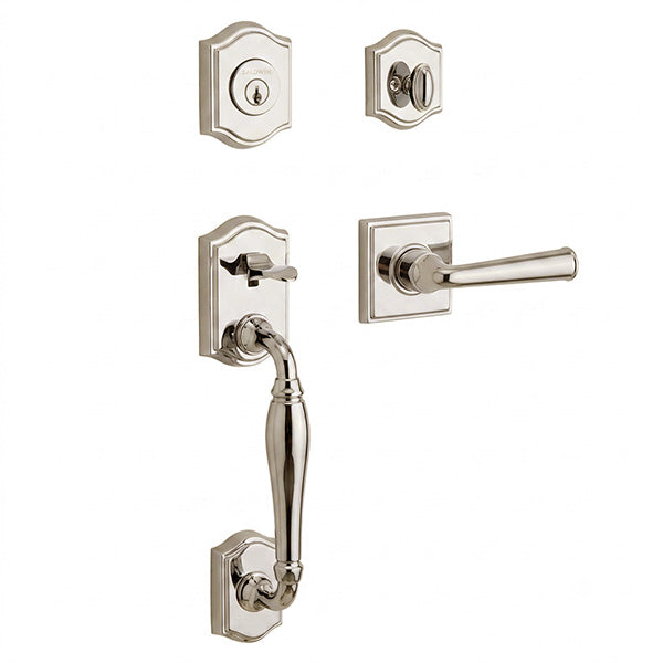 Baldwin Reserve Westcliff Single Cylinder Handleset With Federal Lever
