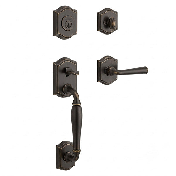 Baldwin Reserve Westcliff Single Cylinder Handleset With Federal Lever