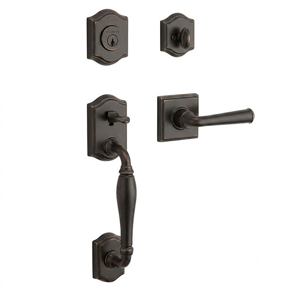 Baldwin Reserve Westcliff Single Cylinder Handleset With Federal Lever