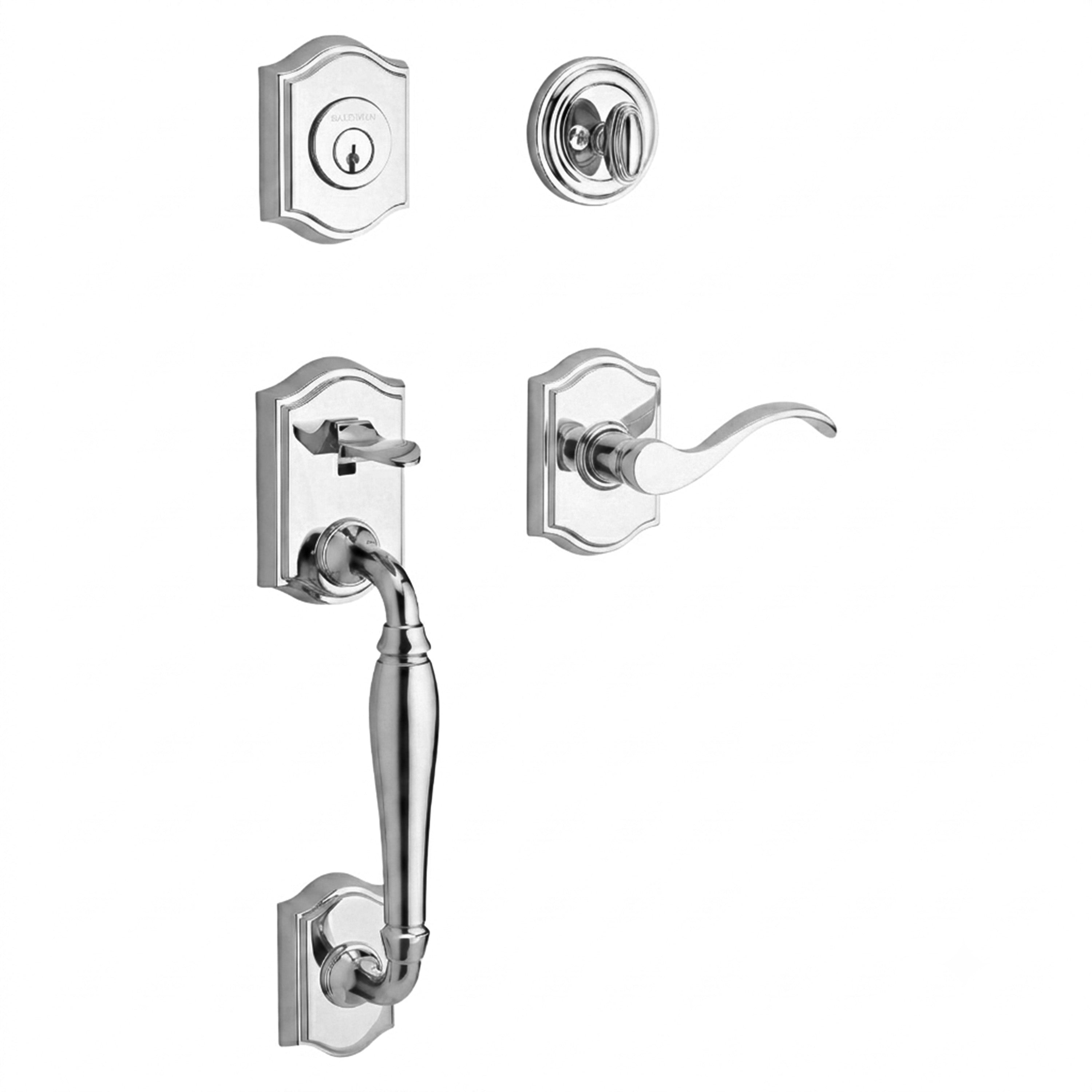 Baldwin Reserve Westcliff Single Cylinder Handleset With Curver Lever