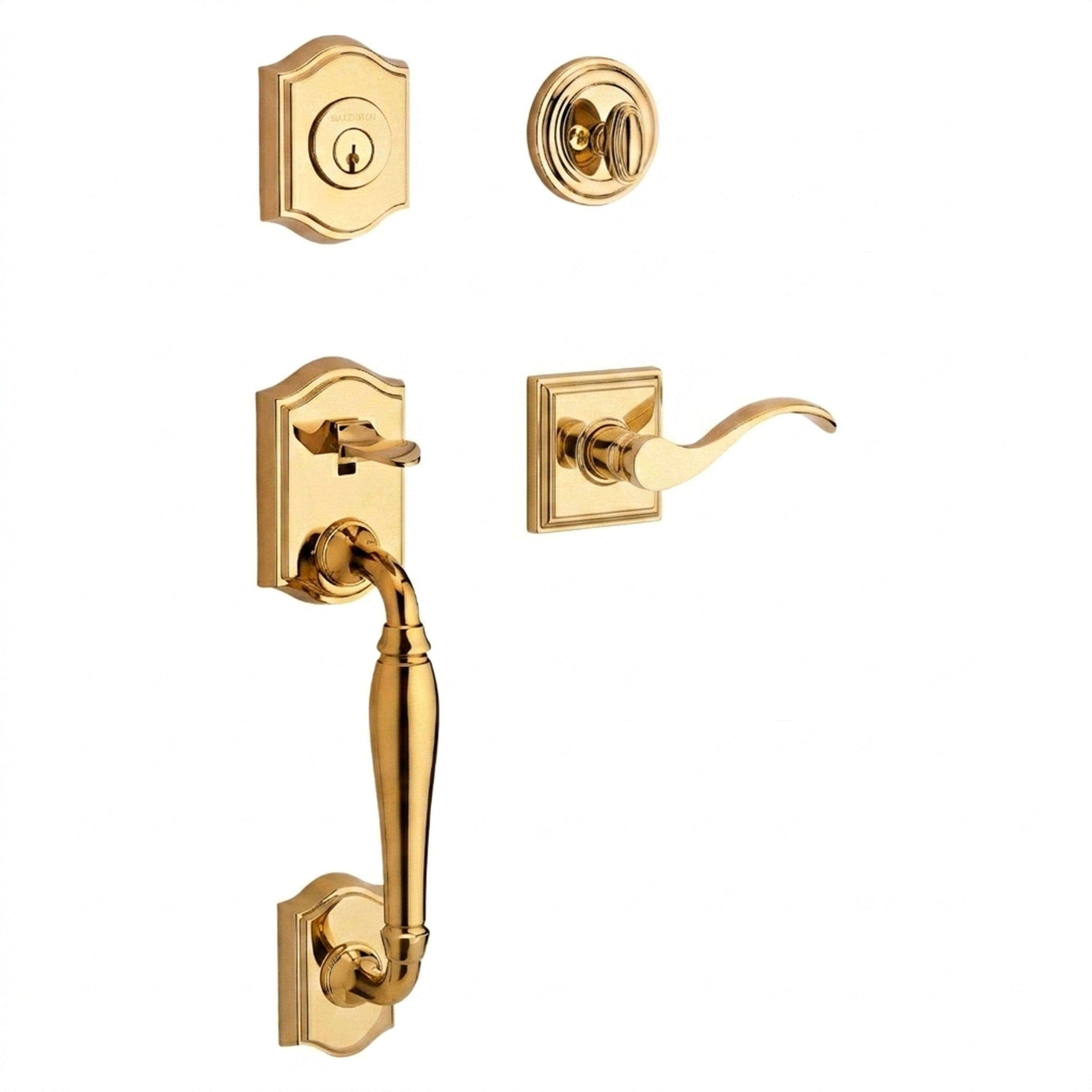 Baldwin Reserve Westcliff Single Cylinder Handleset With Curver Lever