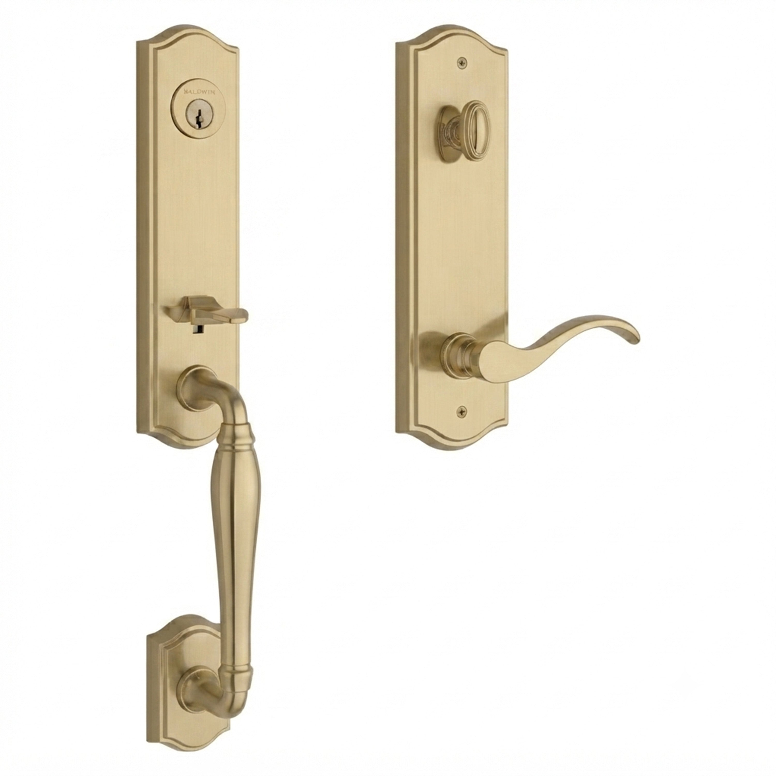 Baldwin Reserve New Hampshire Handleset With Curve Lever