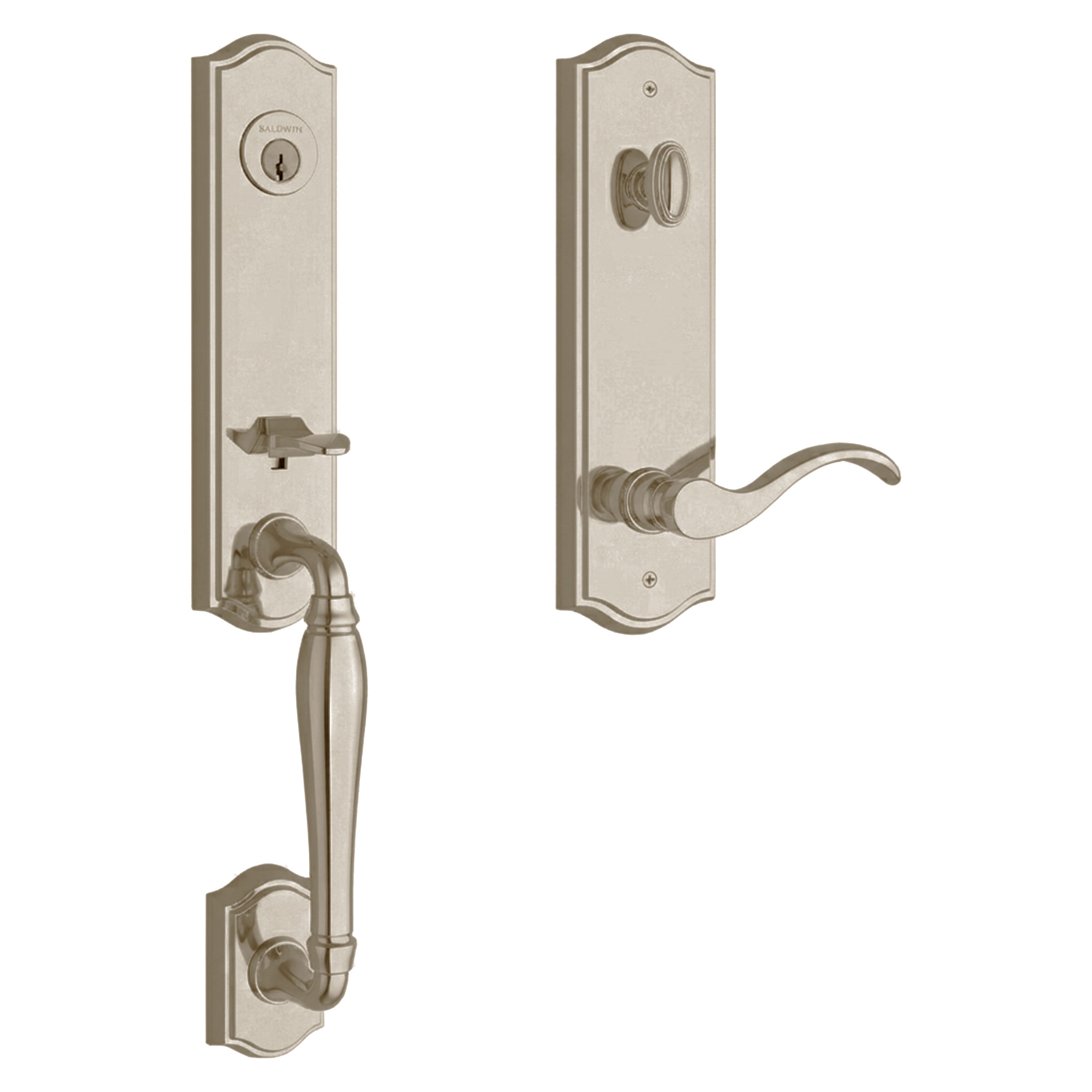 Baldwin Reserve New Hampshire Handleset With Curve Lever