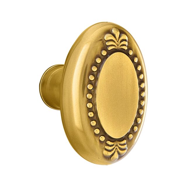 Emtek Transitional Heritage Tub Monolithic with Egg Knob