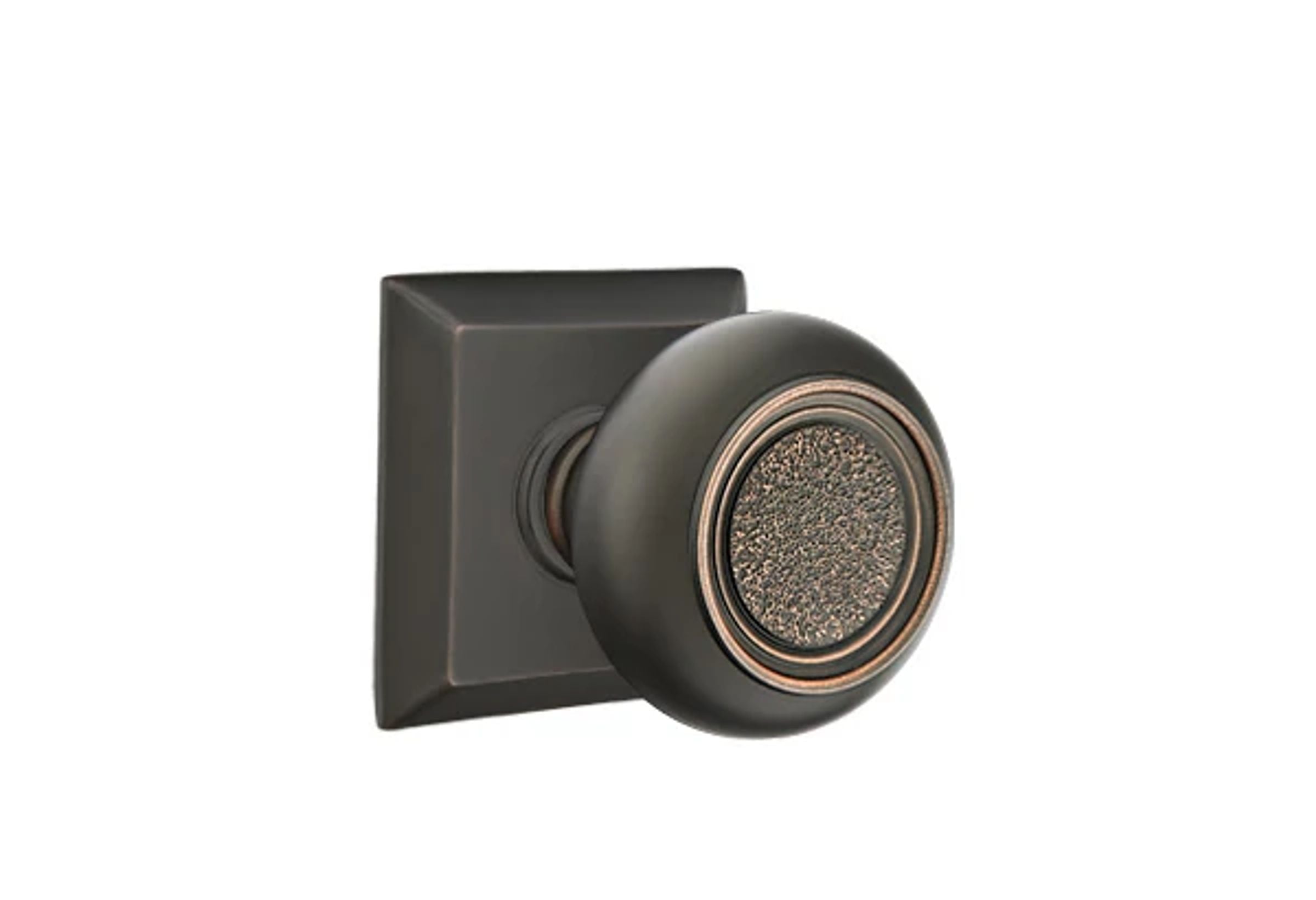 Emtek Belmont Knob Set with Quincy Rosette