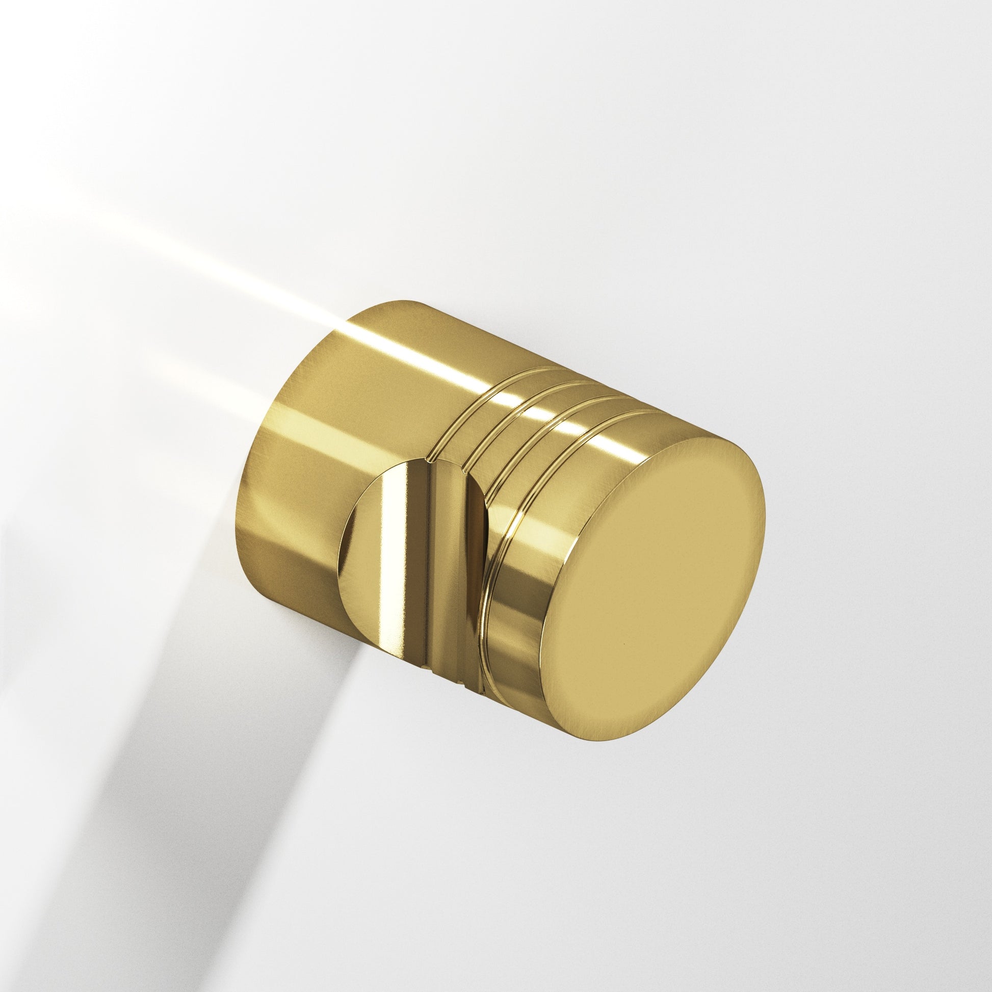 Colonial Bronze Series 105 1" Round Grooved Cabinet Knob Back-To-Back Shower Kit Antique Bronze / 1"