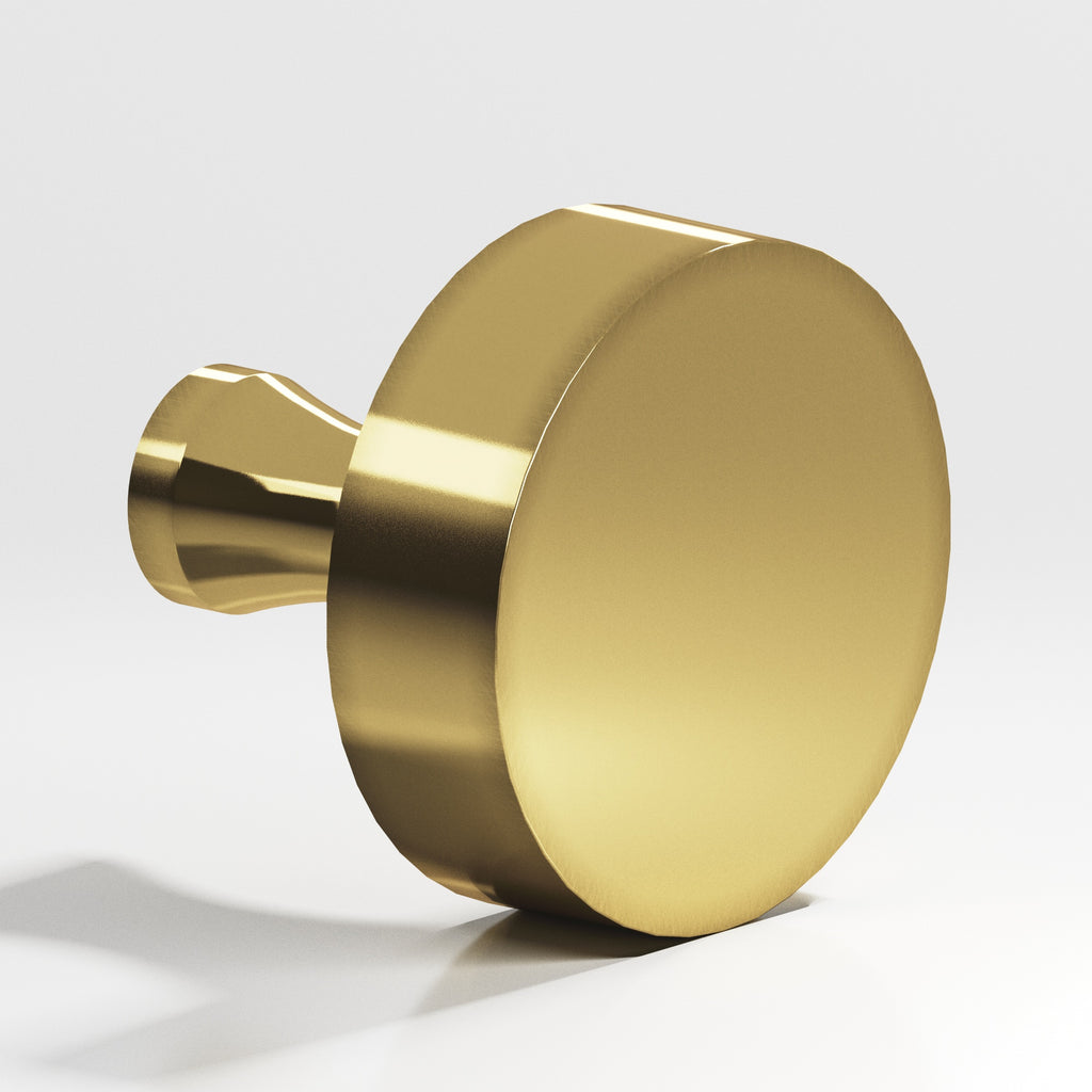 Colonial Bronze Series 111 1.25" Round Cabinet Knob With Flared Post Antique Bronze / 1.25"