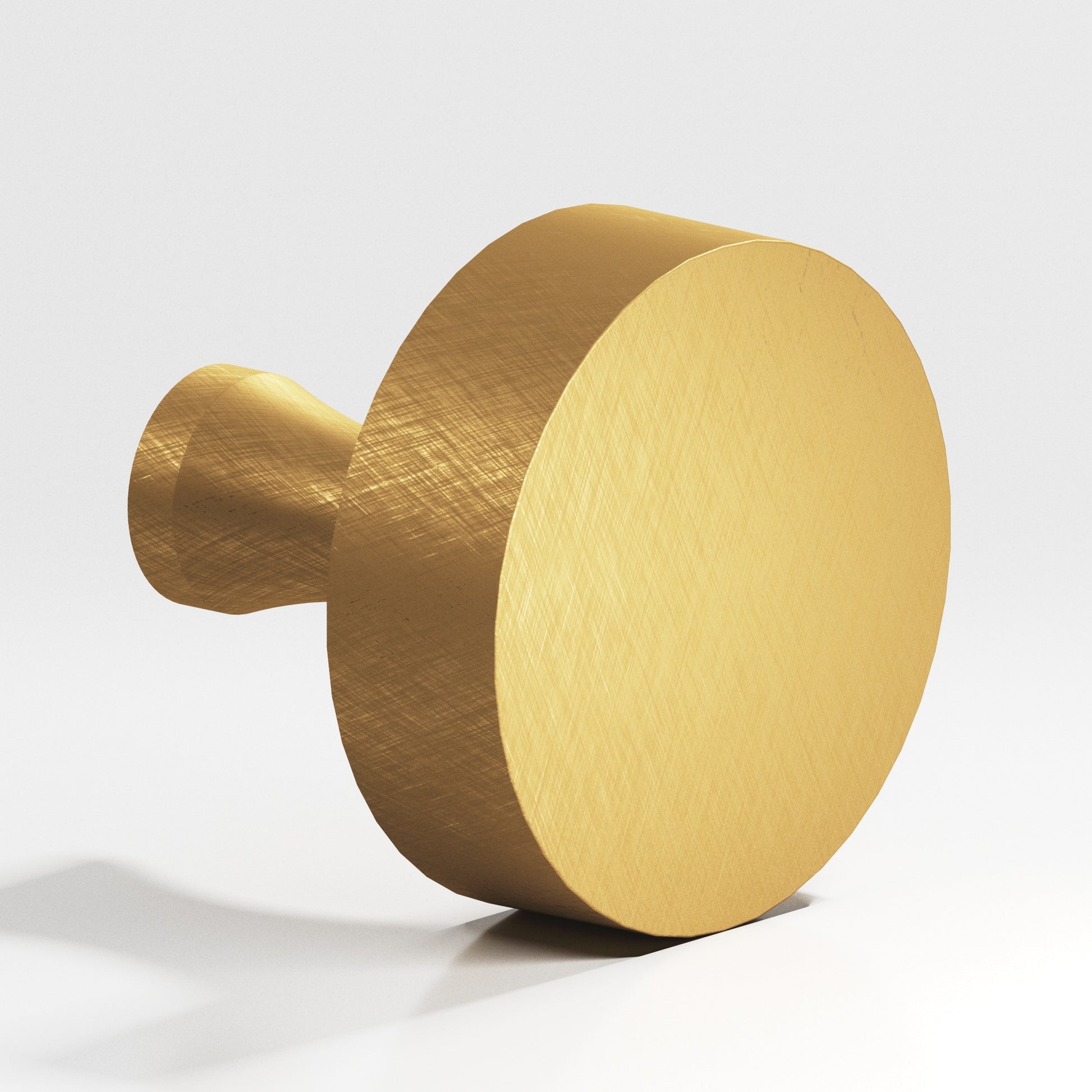 Colonial Bronze Series 111 1.25" Round Cabinet Knob With Flared Post Weathered Brass / 1.25"