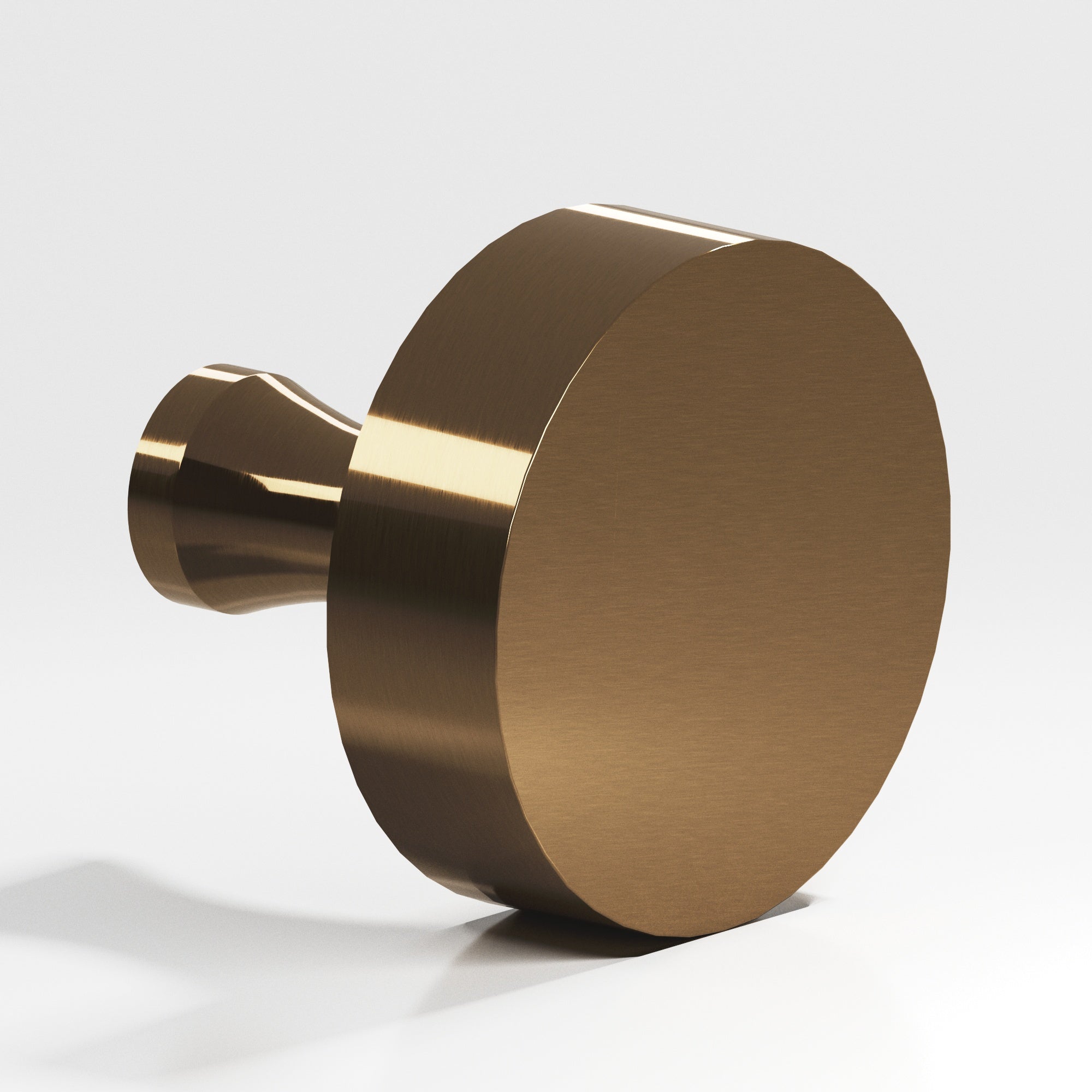 Colonial Bronze Series 111 1.25" Round Cabinet Knob With Flared Post Light Statuary Bronze / 1.25"