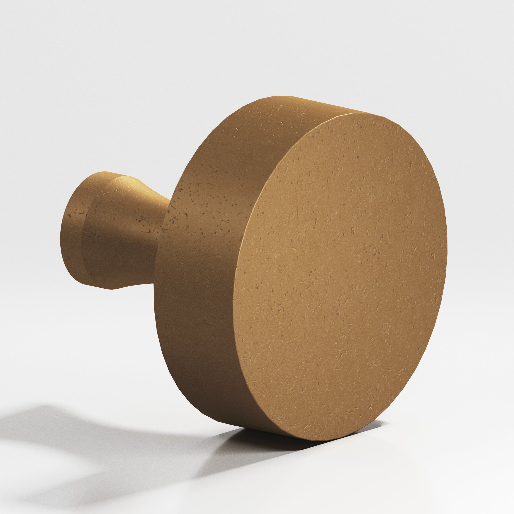 Colonial Bronze Series 111 1.25" Round Cabinet Knob With Flared Post Distressed Light Statuary Bronze / 1.25"