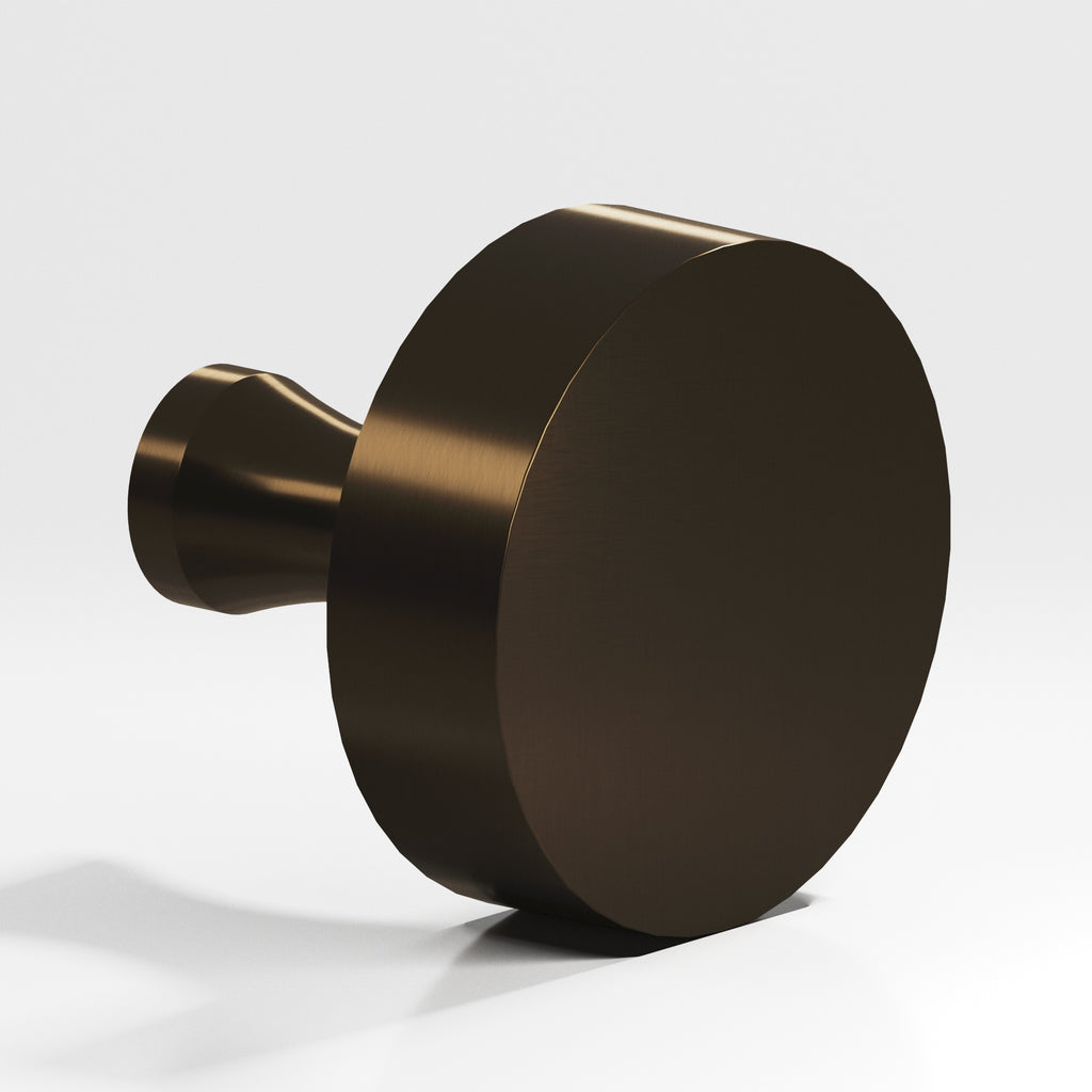 Colonial Bronze Series 111 1.25" Round Cabinet Knob With Flared Post Oil Rubbed Bronze / 1.25"