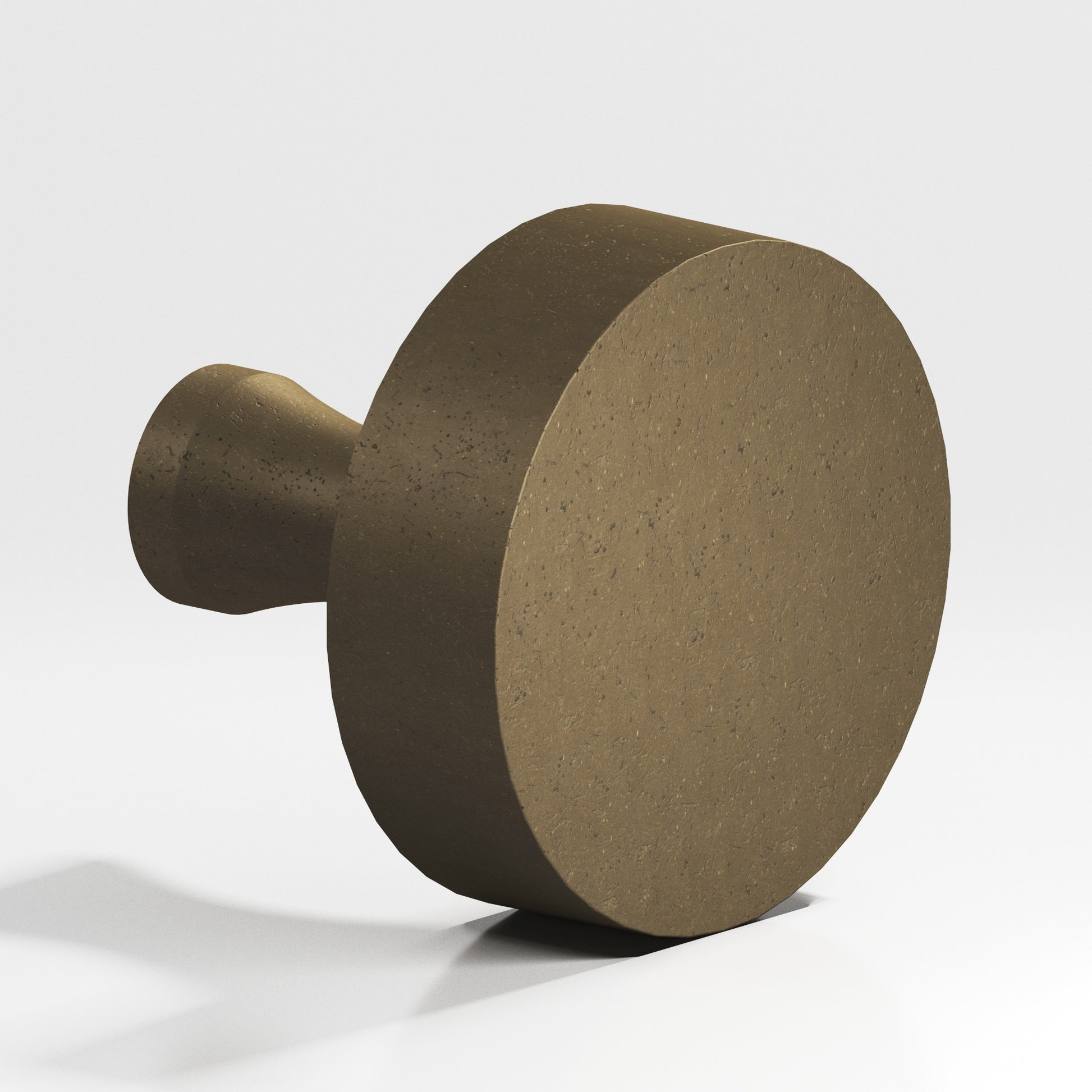 Colonial Bronze Series 112 1.5" Round Cabinet Knob With Flared Post Distressed Oil Rubbed Bronze / 1.5"