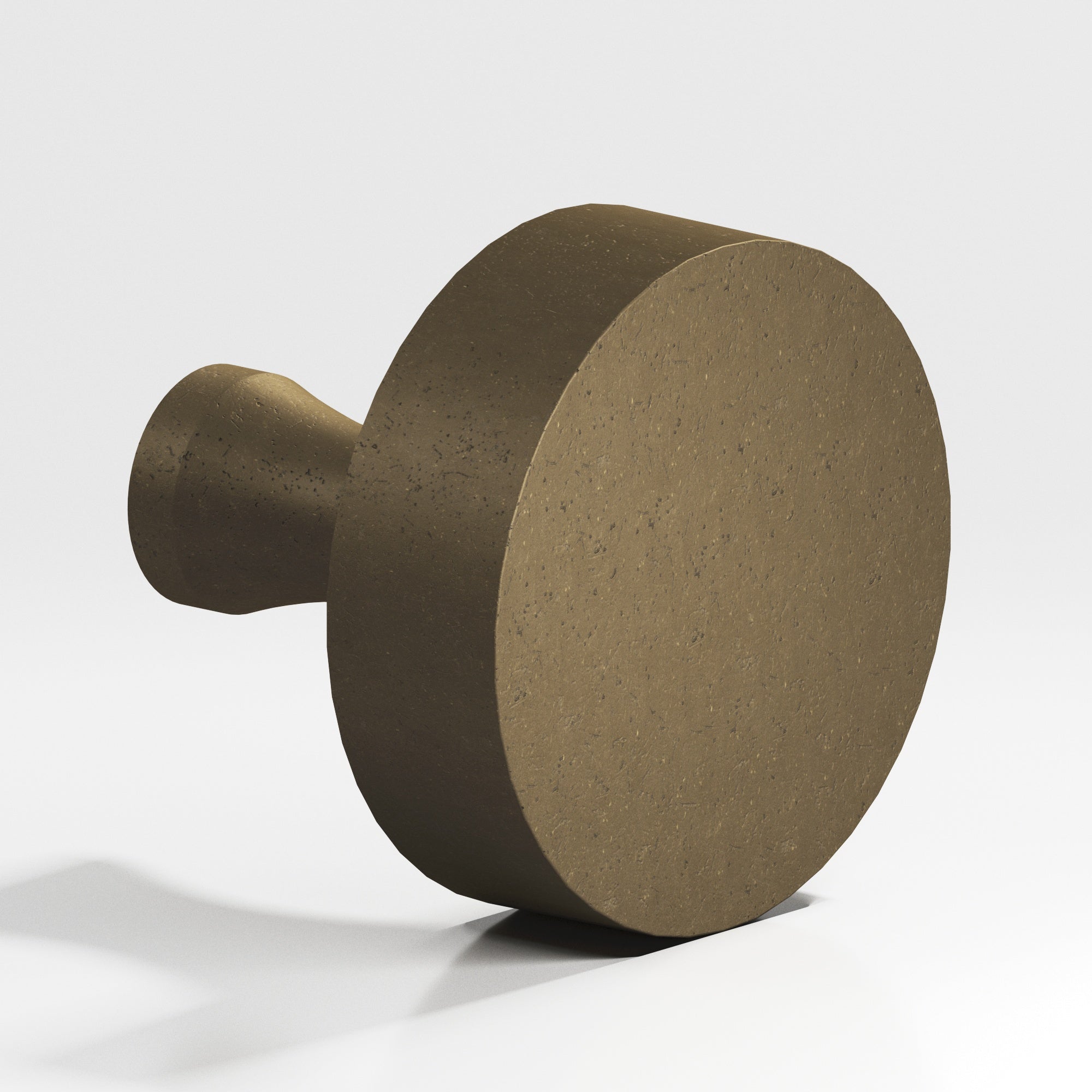 Colonial Bronze Series 111 1.25" Round Cabinet Knob With Flared Post Distressed Oil Rubbed Bronze / 1.25"