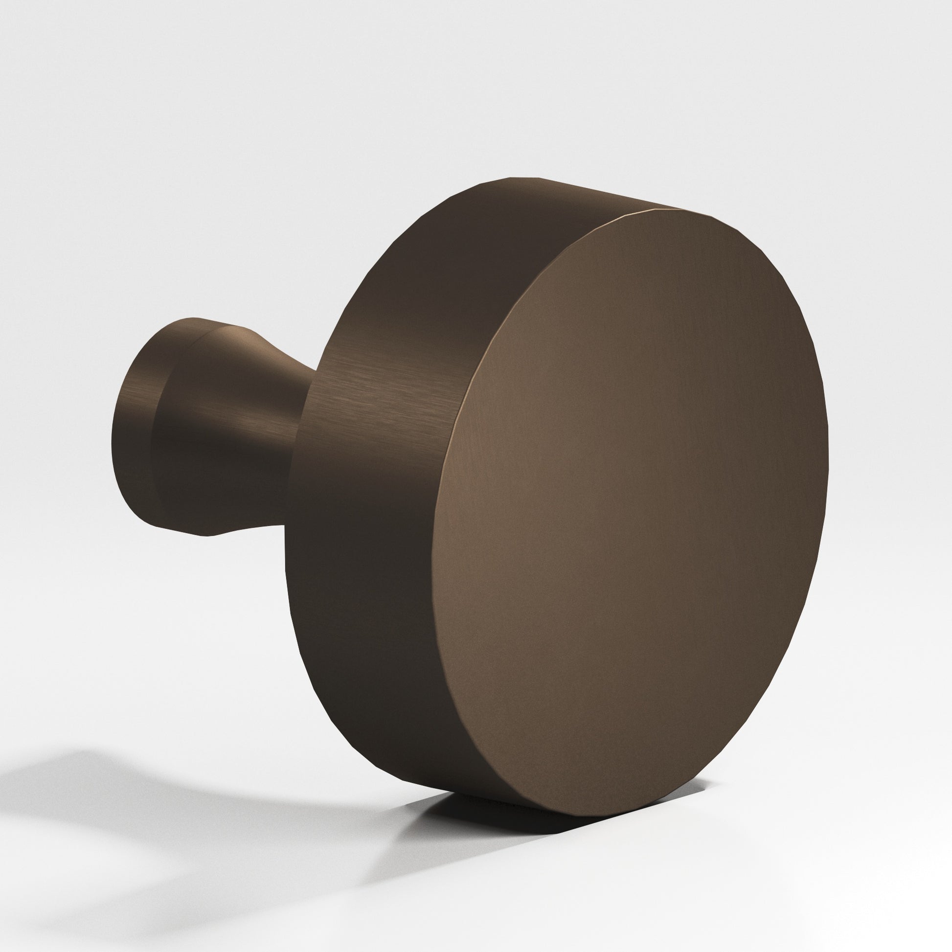 Colonial Bronze Series 111 1.25" Round Cabinet Knob With Flared Post Heritage Bronze / 1.25"