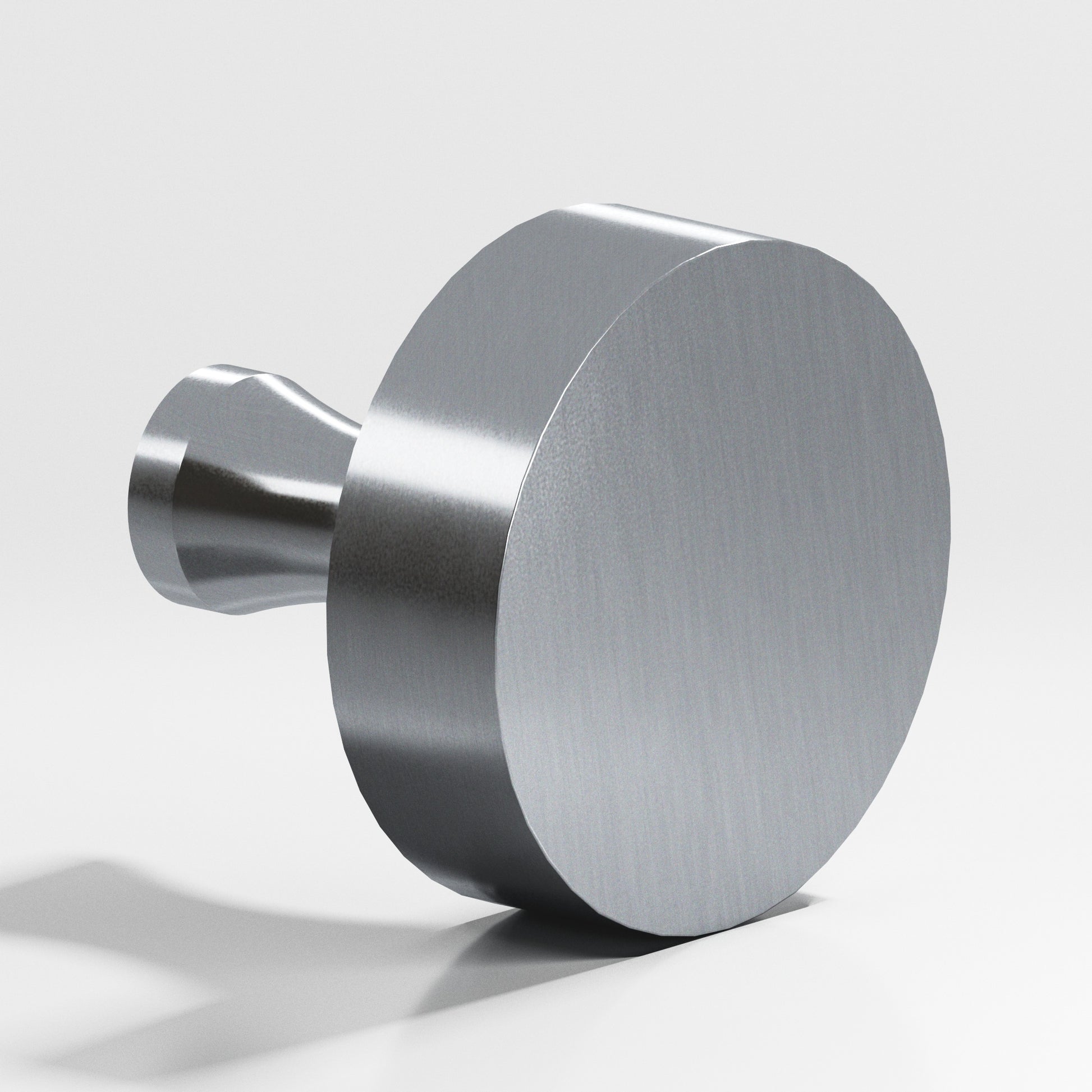 Colonial Bronze Series 111 1.25" Round Cabinet Knob With Flared Post Satin Chrome / 1.25"