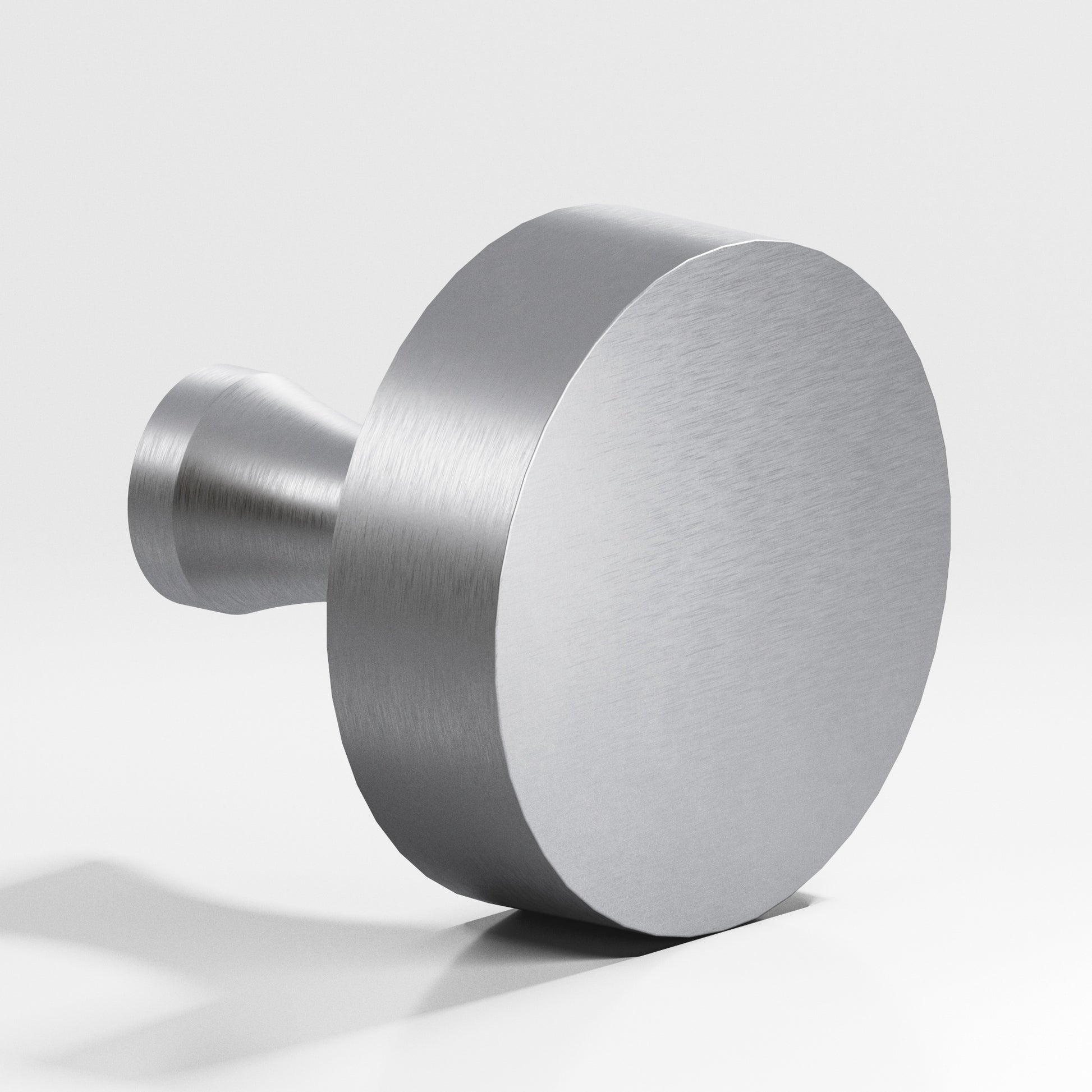 Colonial Bronze Series 111 1.25" Round Cabinet Knob With Flared Post Matte Satin Chrome / 1.25"