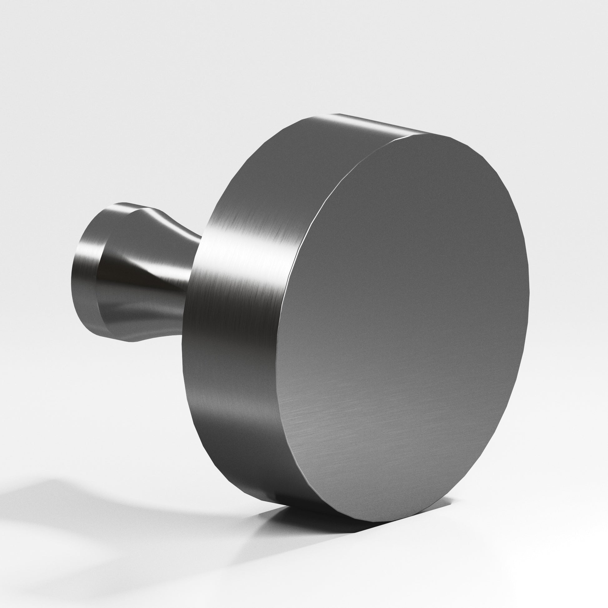 Colonial Bronze Series 111 1.25" Round Cabinet Knob With Flared Post Graphite / 1.25"