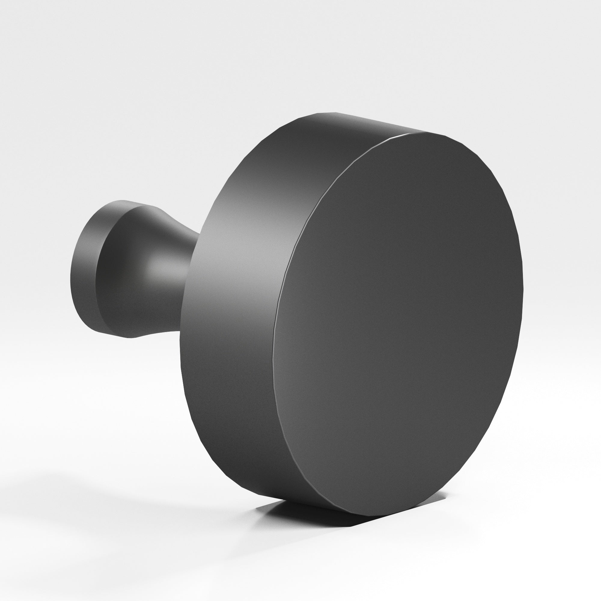 Colonial Bronze Series 111 1.25" Round Cabinet Knob With Flared Post Matte Graphite / 1.25"