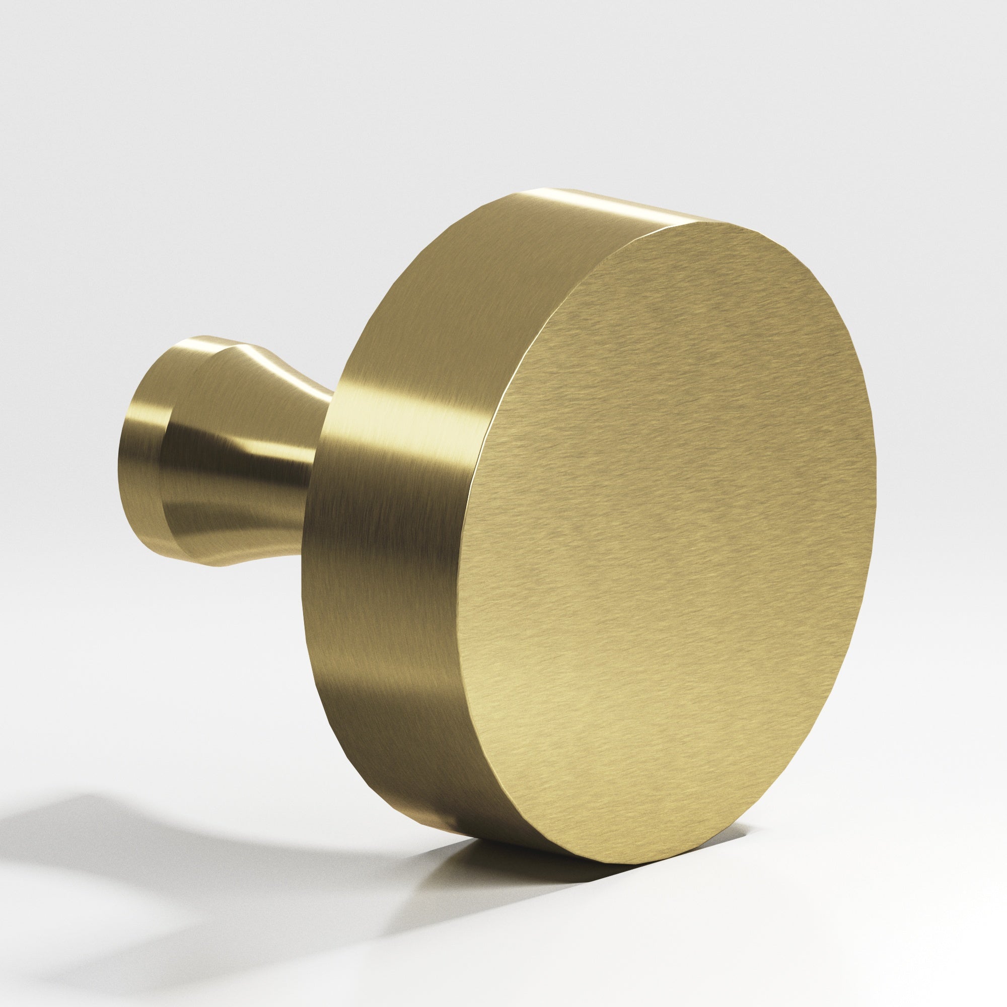 Colonial Bronze Series 111 1.25" Round Cabinet Knob With Flared Post Antique Brass / 1.25"