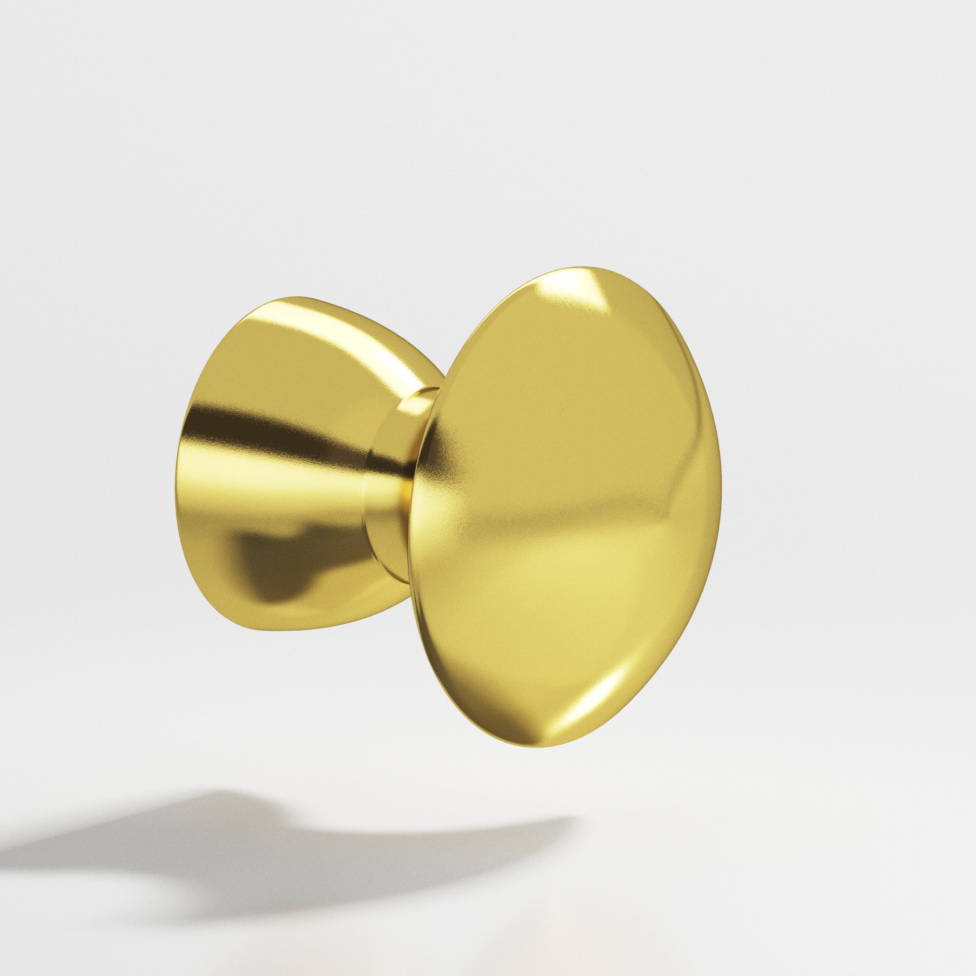 Colonial Bronze Series 118 1.25" Round Cabinet Knob Back-To-Back Shower Kit French Gold / 1.25"