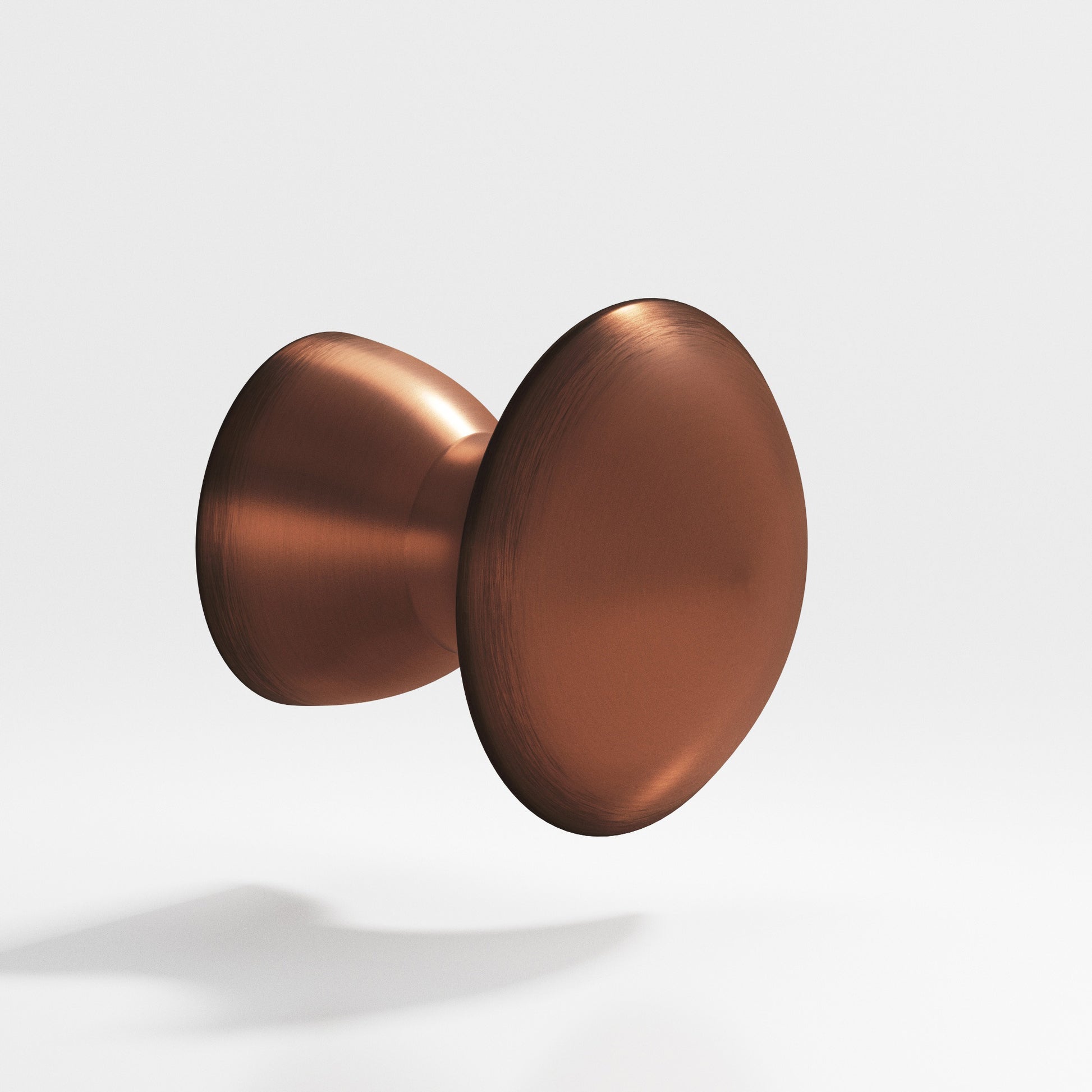 Colonial Bronze Series 118 1.25" Round Cabinet Knob Back-To-Back Shower Kit Matte Antique Copper / 1.25"