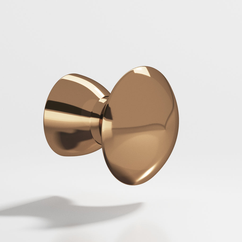 Colonial Bronze Series 117 1" Round Cabinet Knob Polished Bronze / 1"