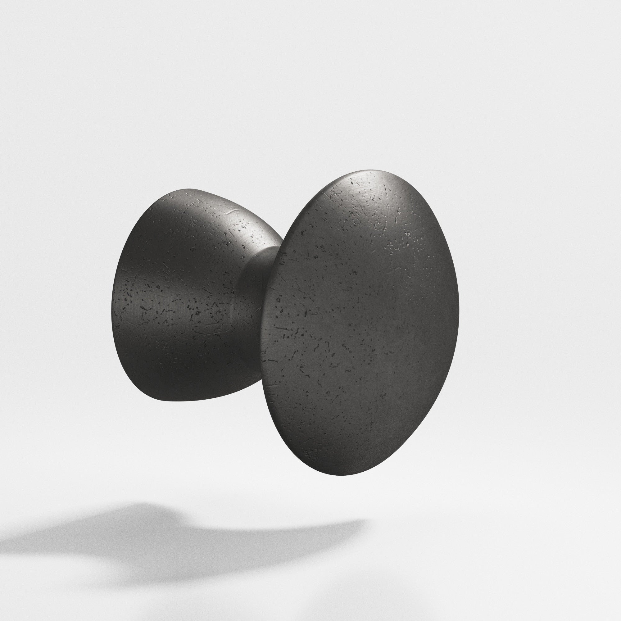 Colonial Bronze Series 114 .75" Round Cabinet Knob Distressed Satin Black / .75"