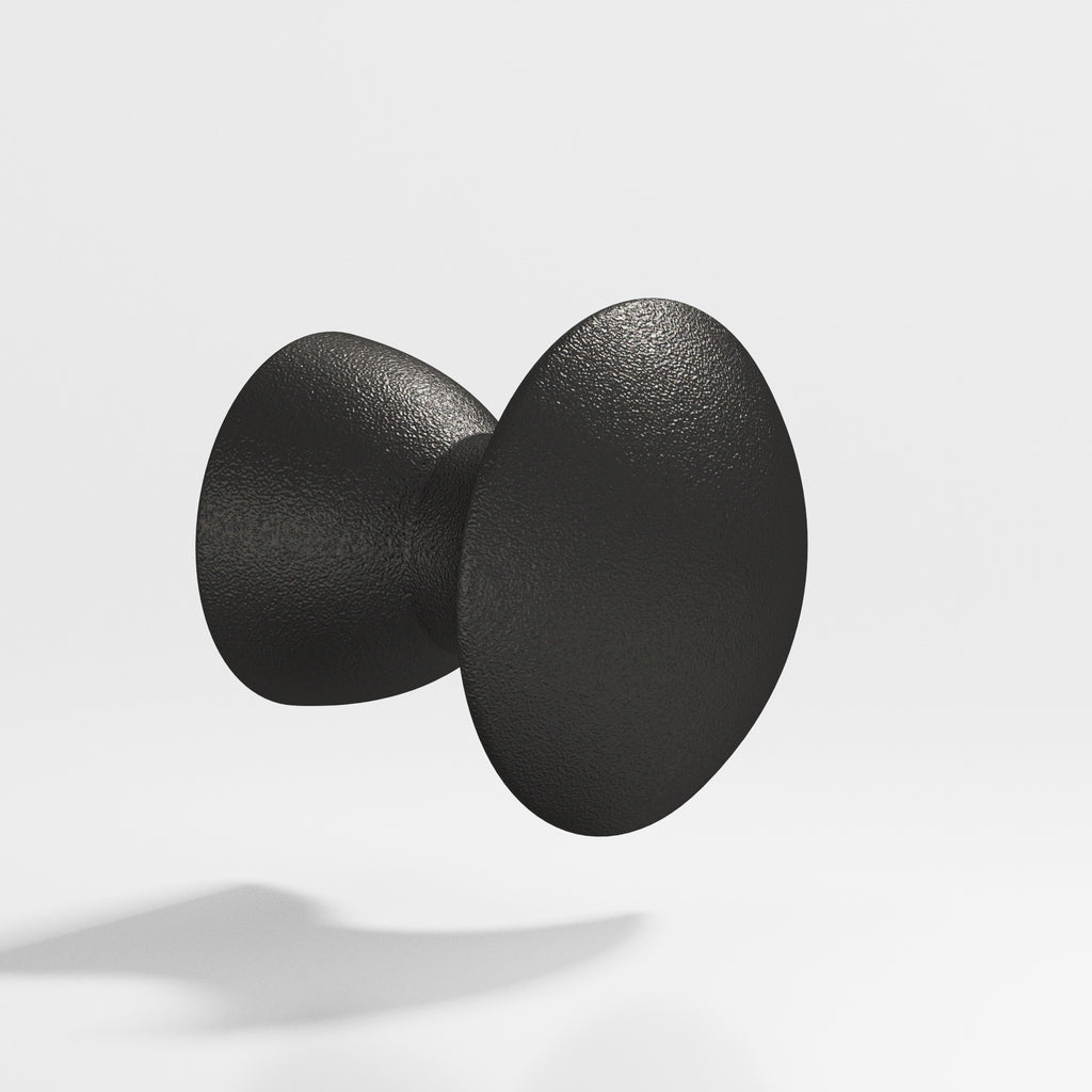 Colonial Bronze Series 117 1" Round Cabinet Knob Frost Black™ / 1"
