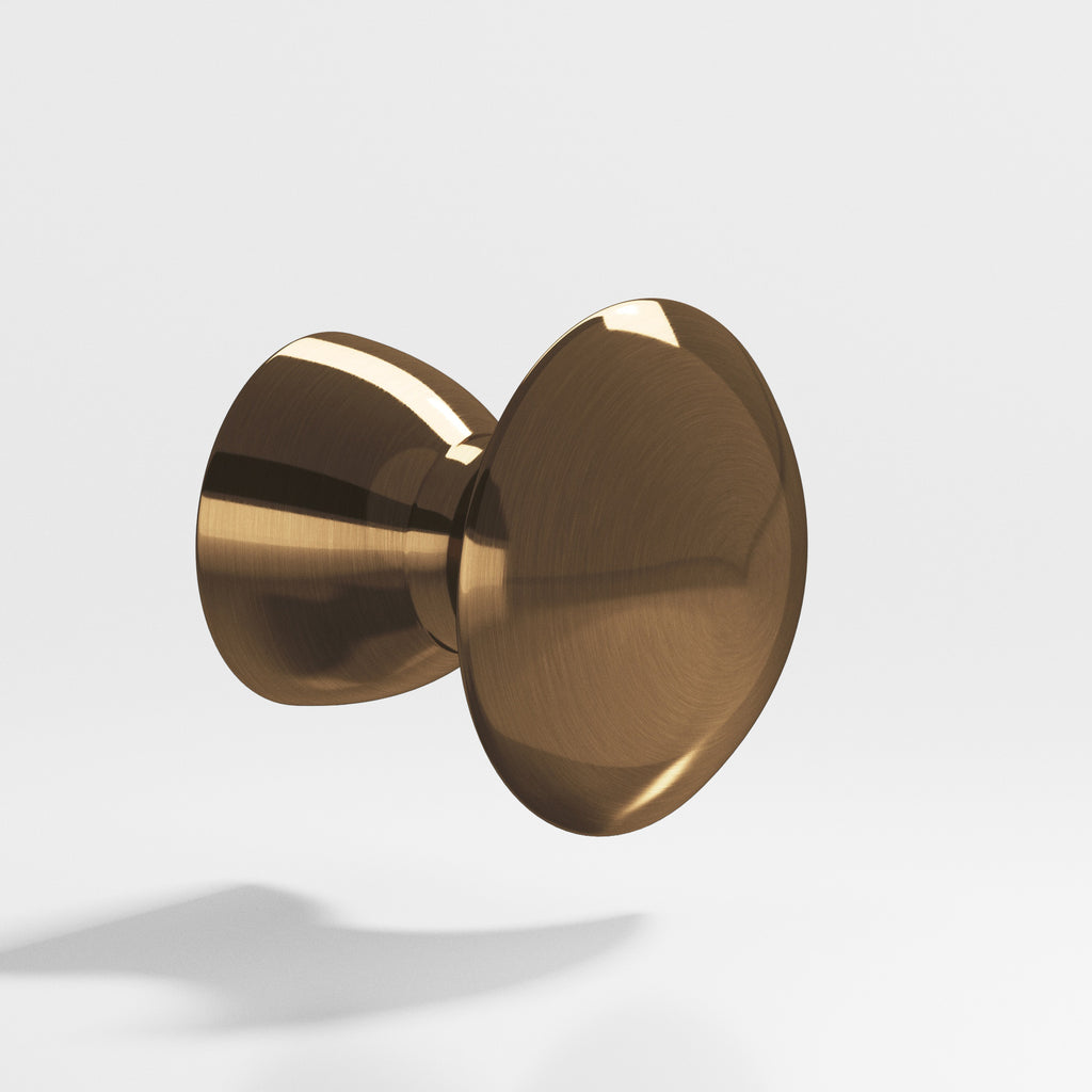 Colonial Bronze Series 117 1" Round Cabinet Knob Light Statuary Bronze / 1"