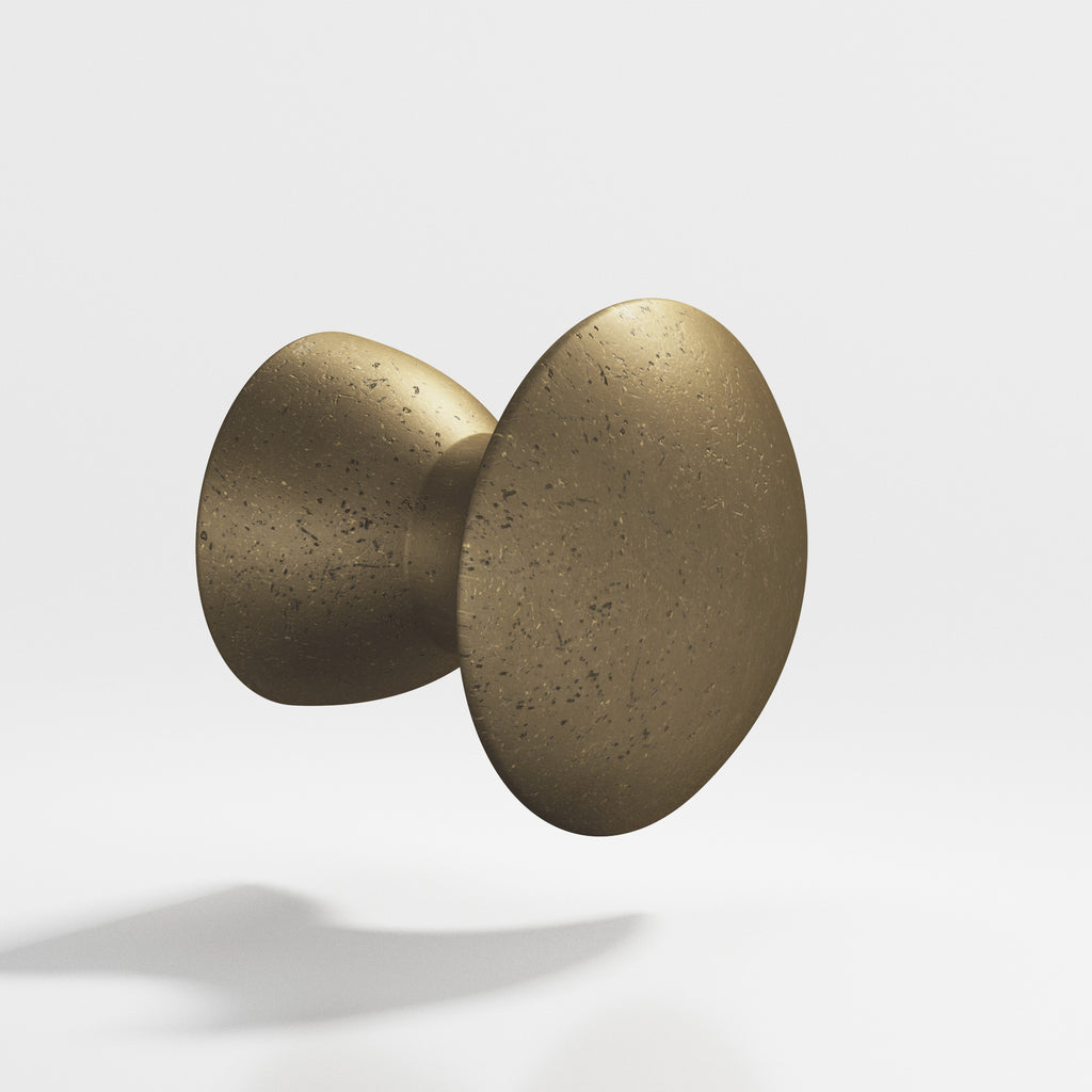 Colonial Bronze Series 118 1.25" Round Cabinet Knob Back-To-Back Shower Kit Distressed Oil Rubbed Bronze / 1.25"