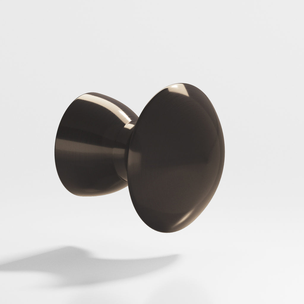 Colonial Bronze Series 117 1" Round Cabinet Knob Dark Statuary Bronze / 1"