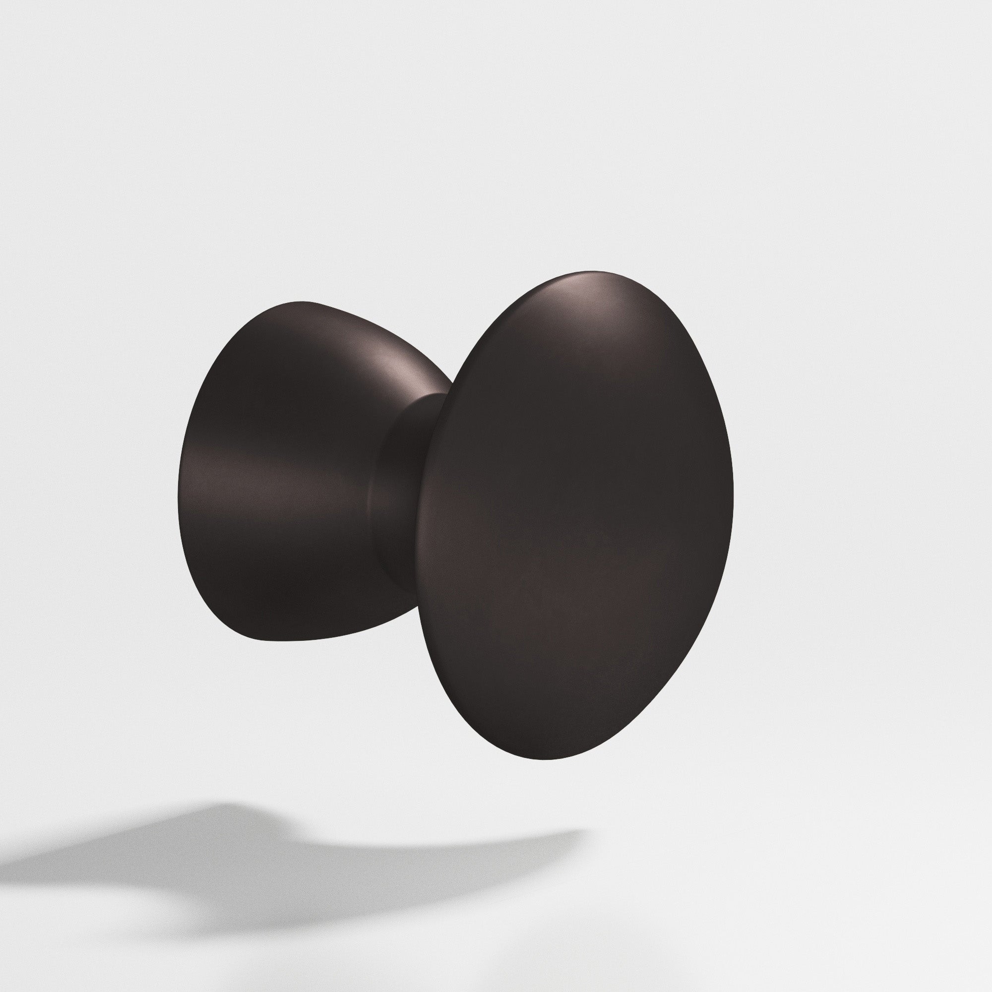 Colonial Bronze Series 118 1.25" Round Cabinet Knob Back-To-Back Shower Kit Matte Dark Statuary Bronze / 1.25"
