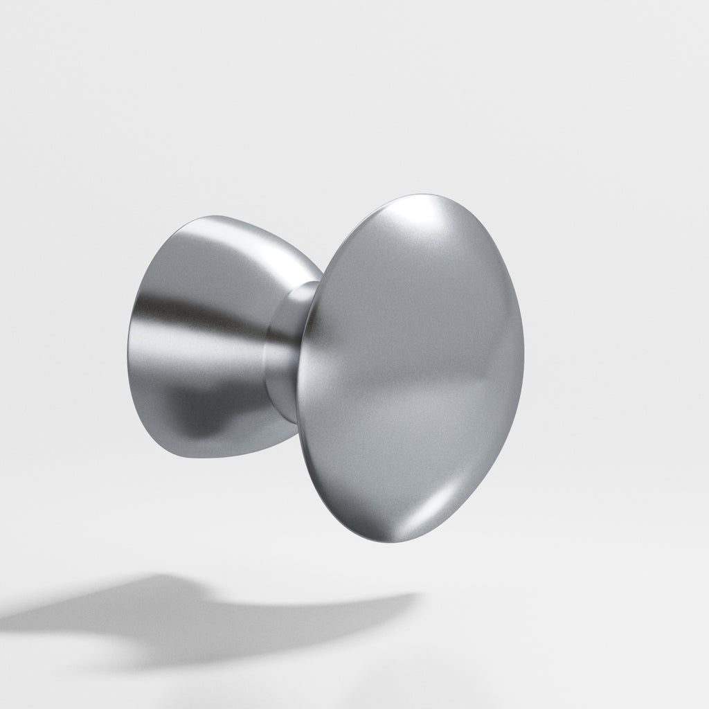 Colonial Bronze Series 117 1" Round Cabinet Knob Satin Chrome / 1"