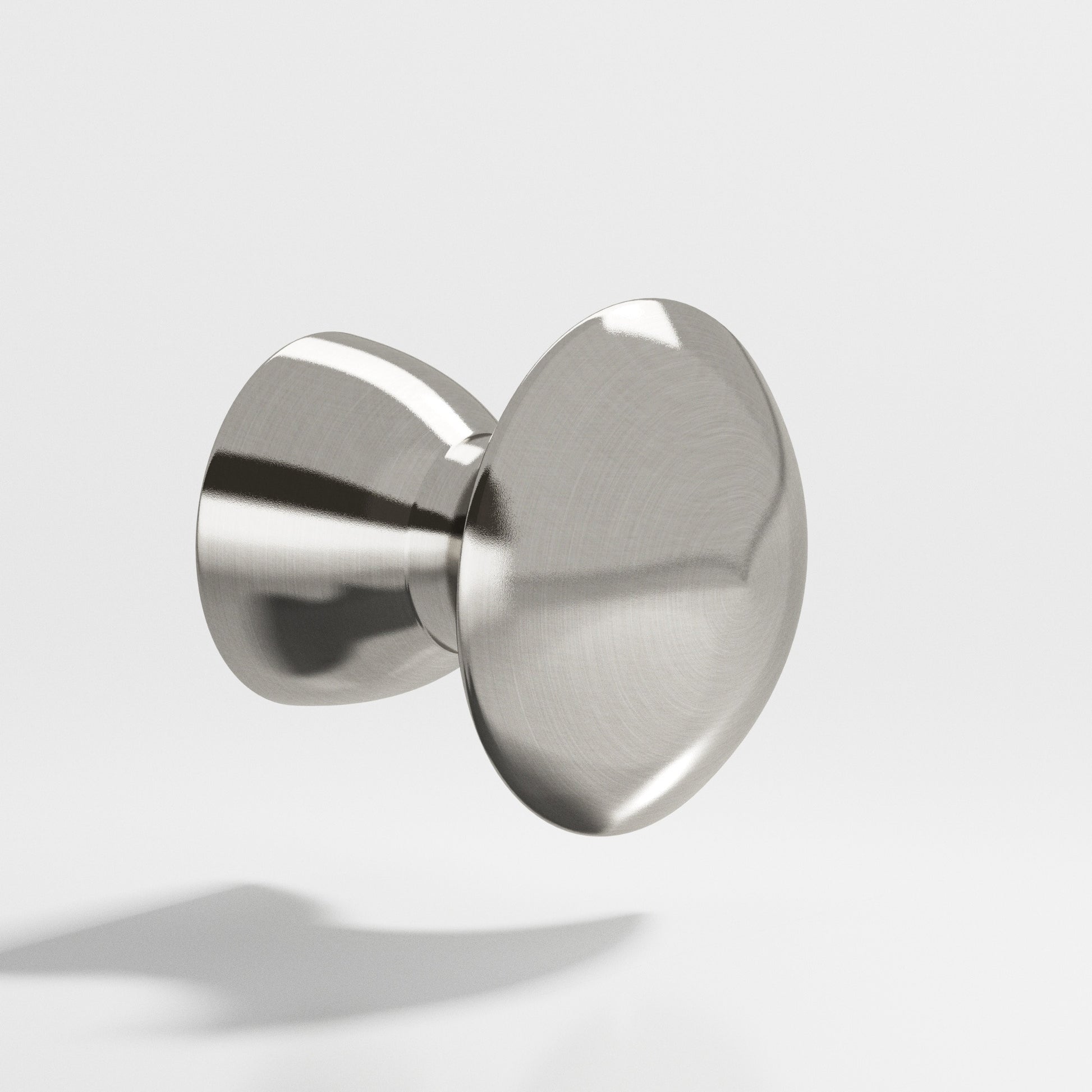 Colonial Bronze Series 118 1.25" Round Cabinet Knob Back-To-Back Shower Kit Nickel Stainless / 1.25"