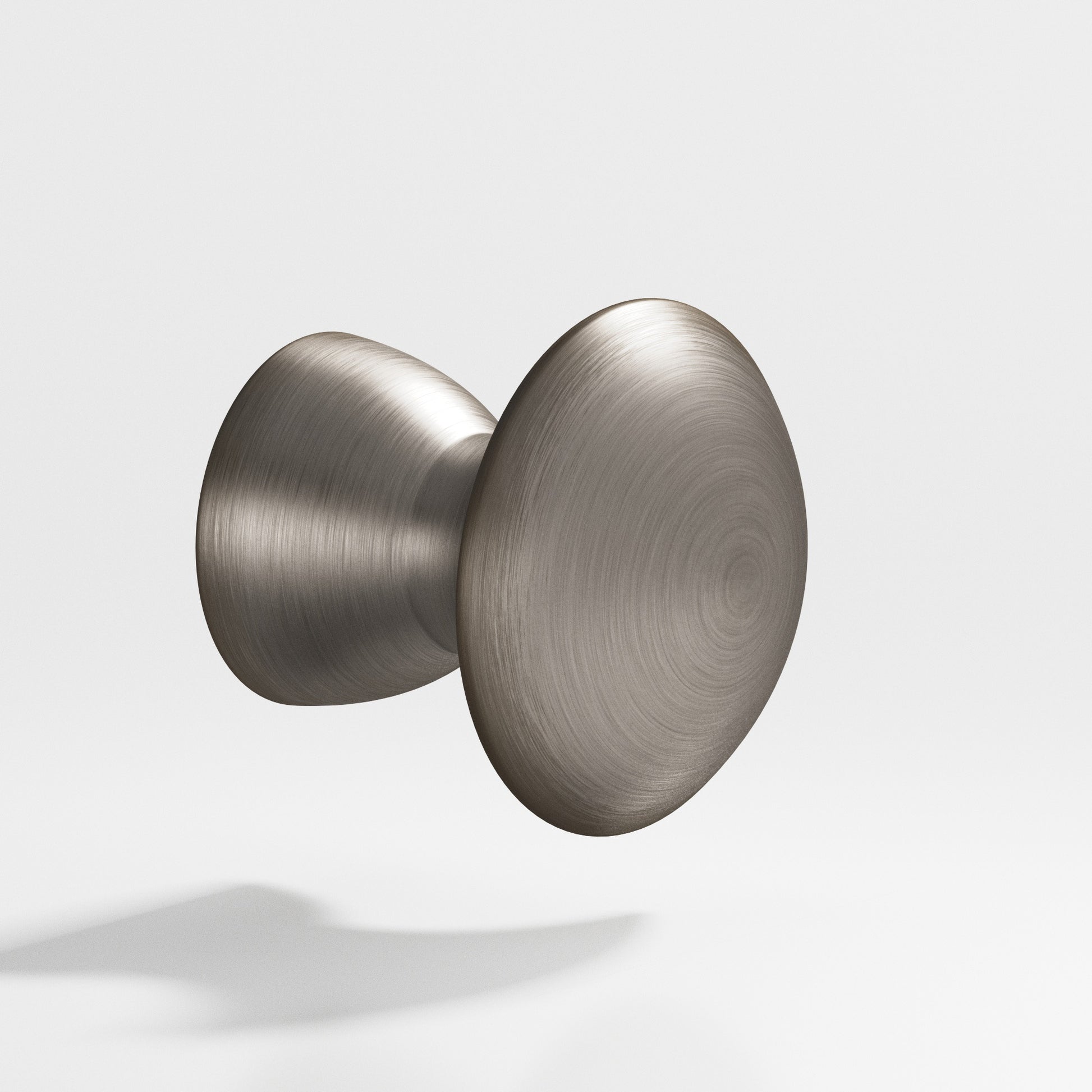 Colonial Bronze Series 118 1.25" Round Cabinet Knob Back-To-Back Shower Kit Pewter / 1.25"