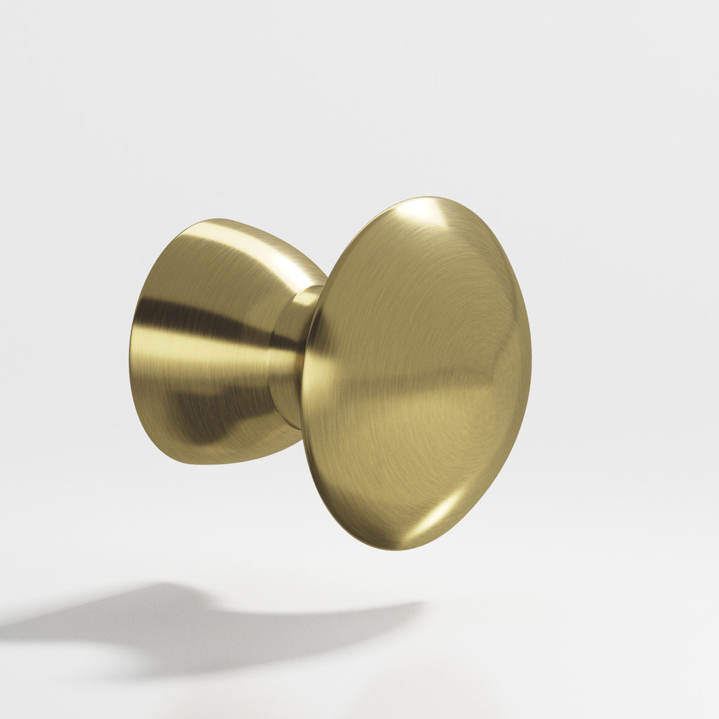 Colonial Bronze Series 117 1" Round Cabinet Knob Antique Brass / 1"