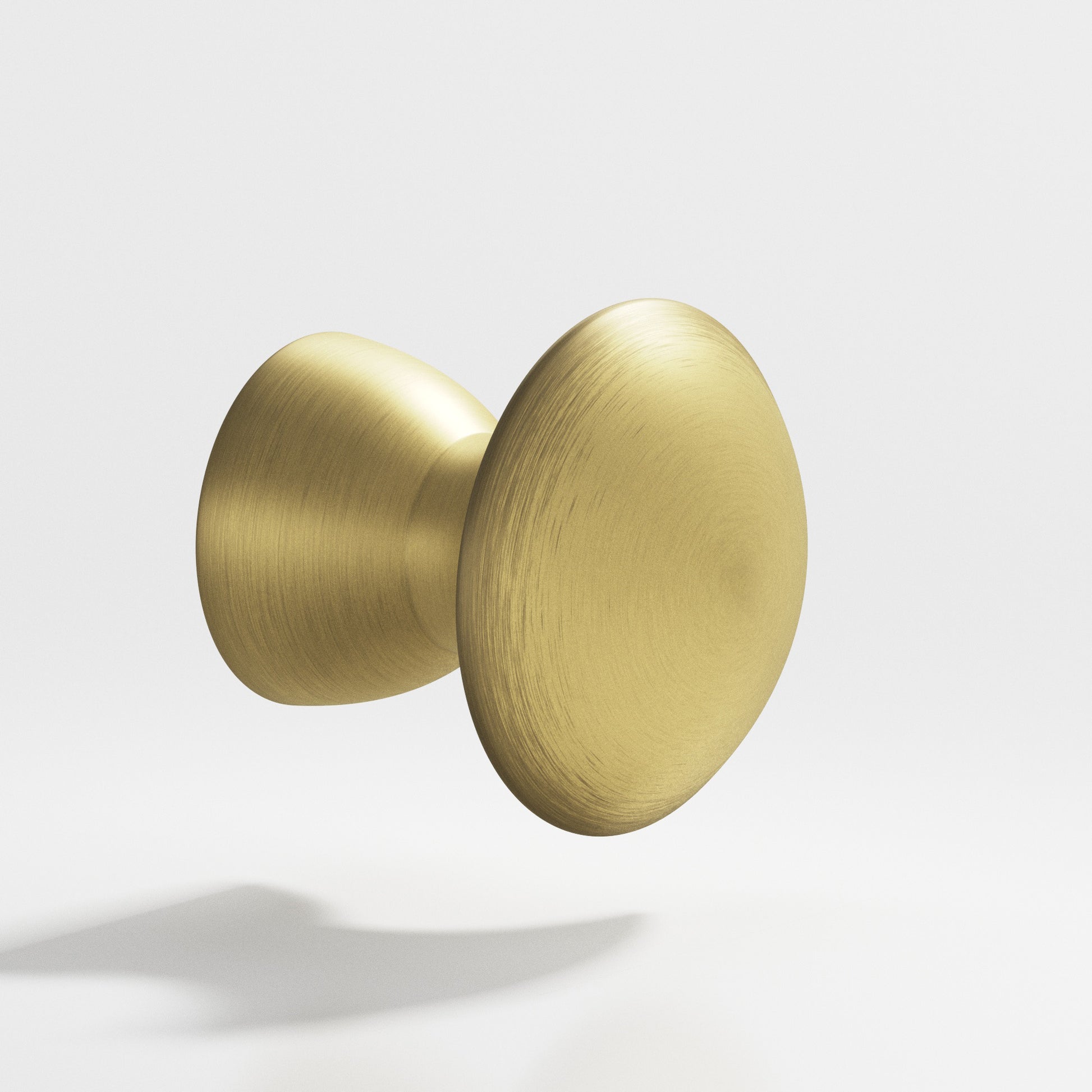 Colonial Bronze Series 118 1.25" Round Cabinet Knob Back-To-Back Shower Kit Matte Antique Satin Brass / 1.25"