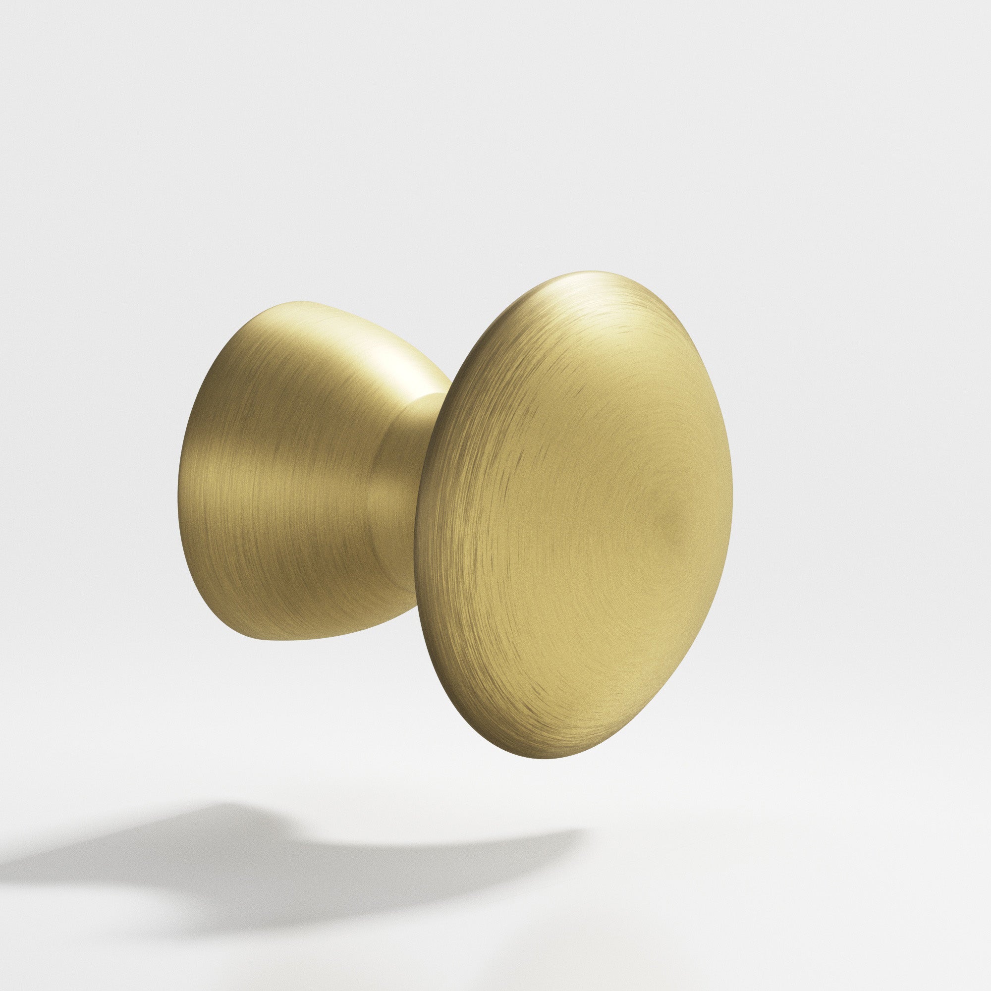 Colonial Bronze Series 118 1.25" Round Cabinet Knob Back-To-Back Shower Kit Matte Antique Satin Brass / 1.25"