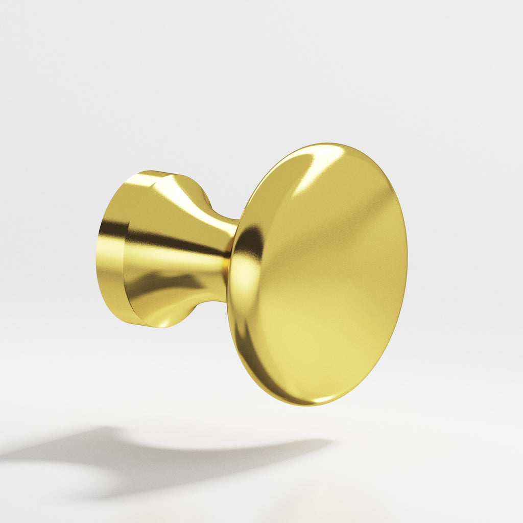 Colonial Bronze Series 115 .875" Round Cabinet Knob French Gold / .875"
