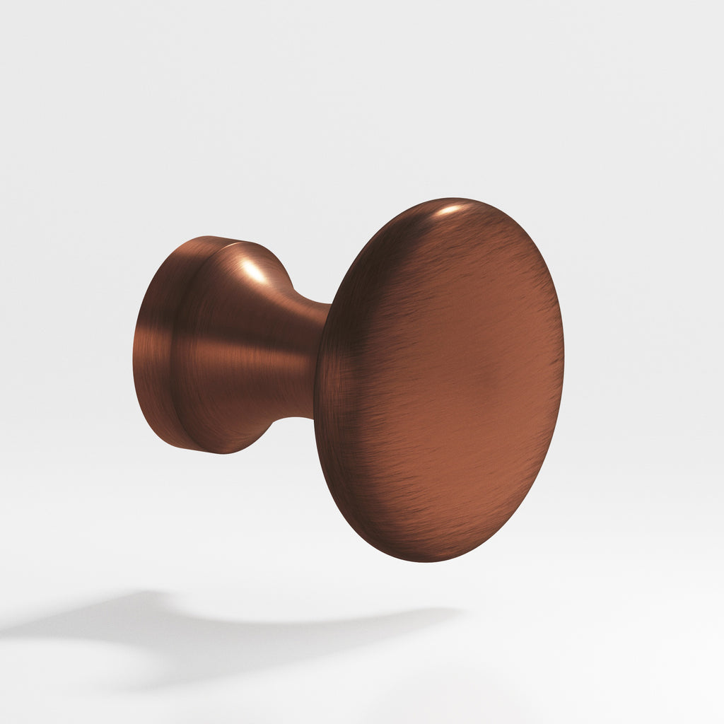 Colonial Bronze Series 115 .875" Round Cabinet Knob Matte Antique Copper / .875"