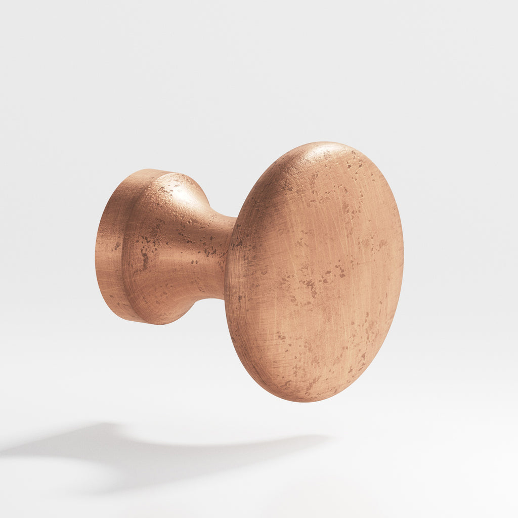 Colonial Bronze Series 115 .875" Round Cabinet Knob Distressed Antique Copper / .875"