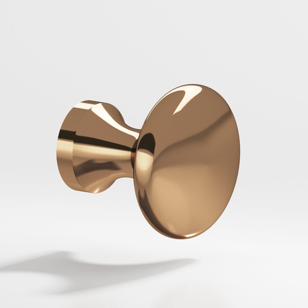 Colonial Bronze Series 115 .875" Round Cabinet Knob Polished Bronze / .875"